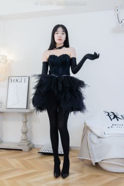 BoBoSocks袜啵啵 No.487 小甜豆 高跟鞋、油亮厚黑丝、黑色丝手套