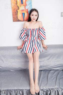 [SSA丝社]超清写真 No.048 兰兰 沙发上的格子裙