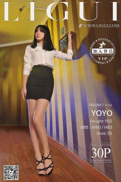 [丽柜LiGui] Model YOYO《肉丝高跟美足》美腿玉足写真图片