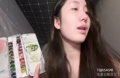 KC好想睡觉_情景模拟系列_画家在你脸上作画