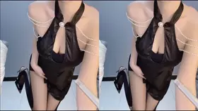 桃七妹儿_桃桃奶冻咩_白色的液体从嘴巴流了出来