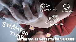 [ppomo asmr]韩国小姐姐帮你洗头按摩