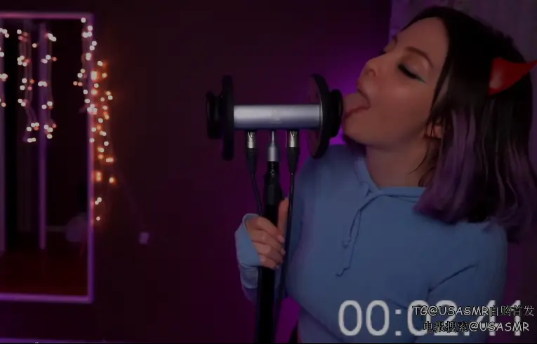 Moona_ASMR_5分钟舔耳 Moona_ASMR_5分钟舔耳