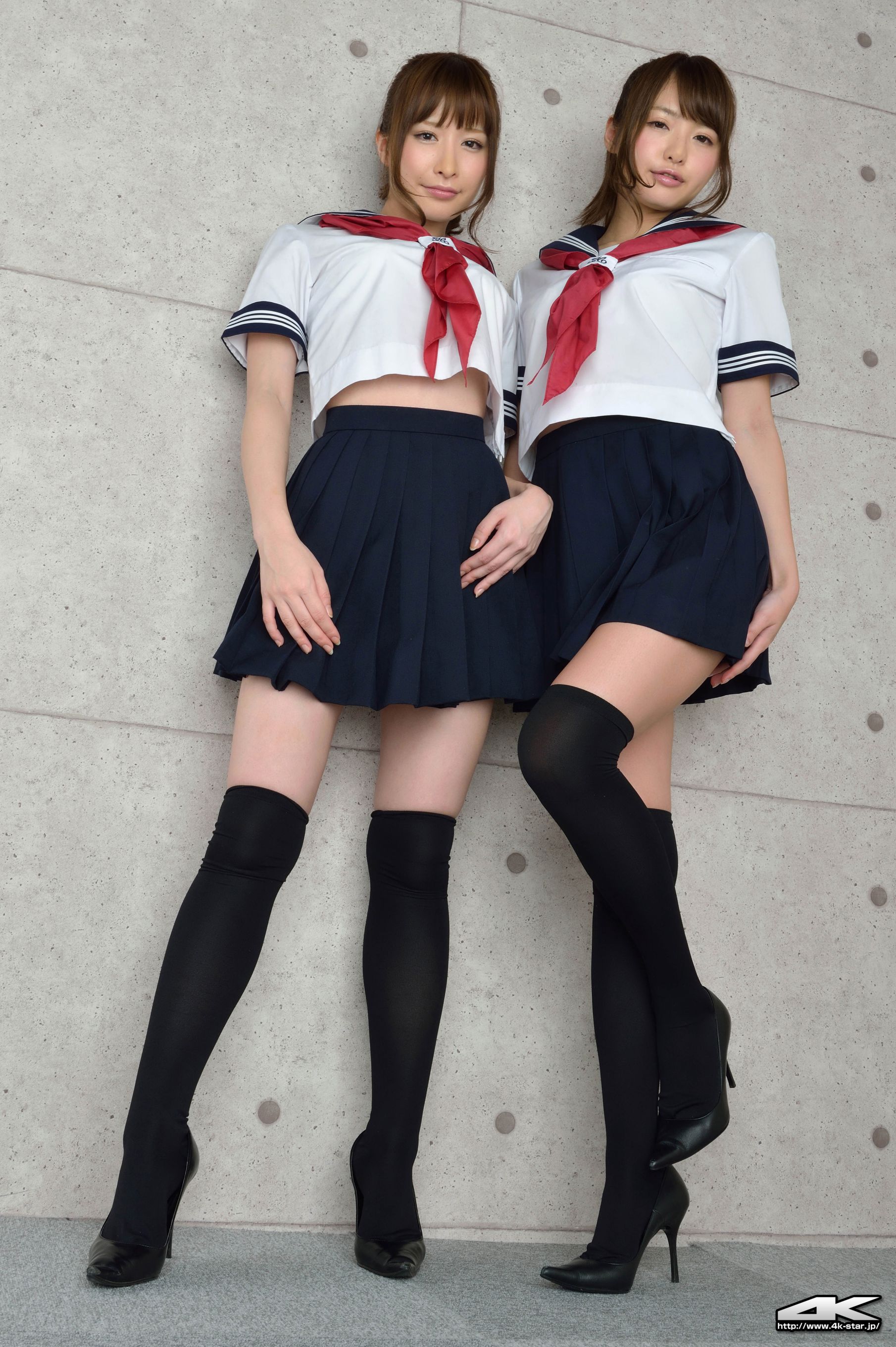 [4K-STAR] NO.00109 Yoshimi sisters 吉見姐妹 School Girl 学生装_第2张