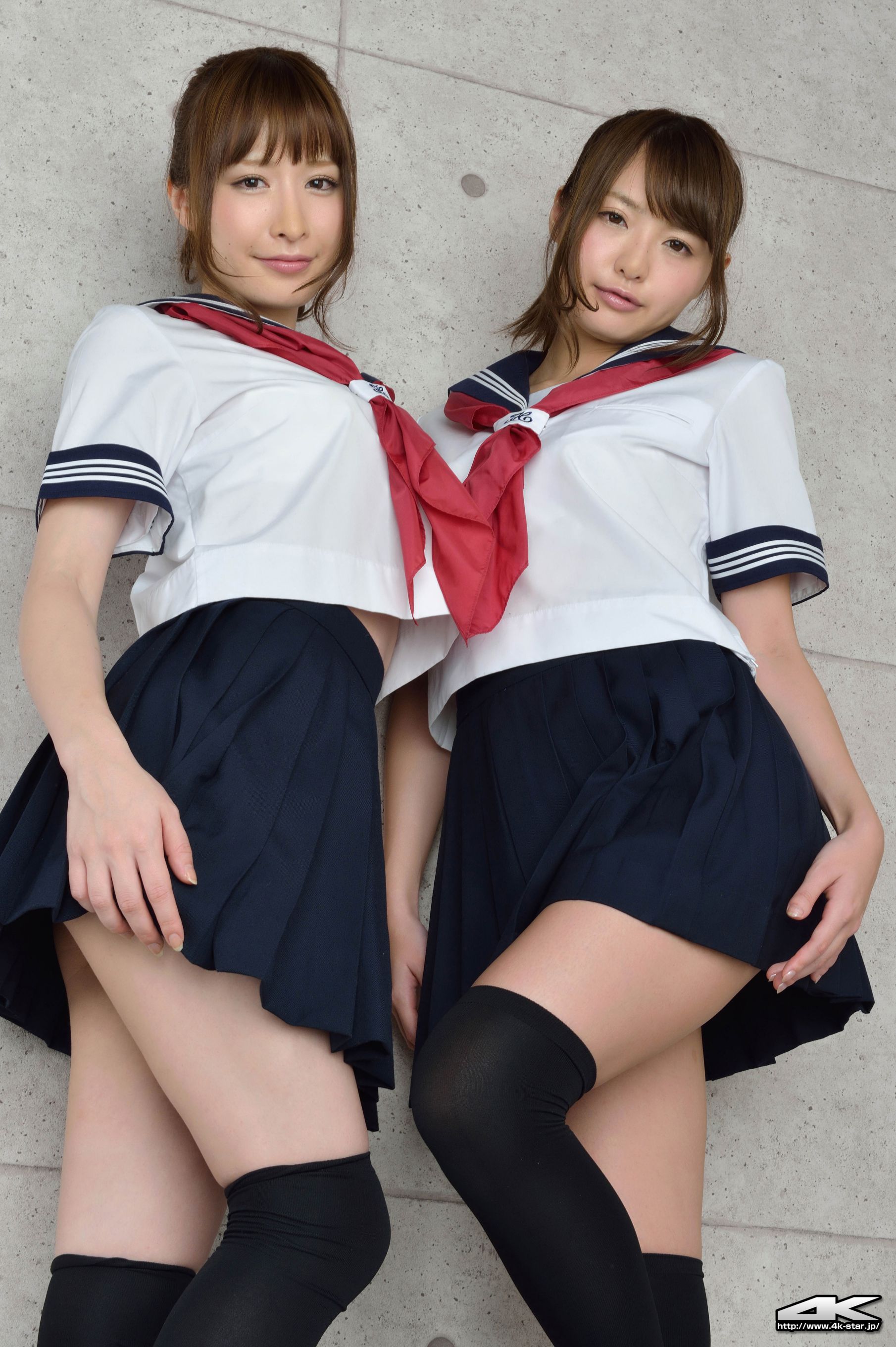 [4K-STAR] NO.00109 Yoshimi sisters 吉見姐妹 School Girl 学生装_第3张