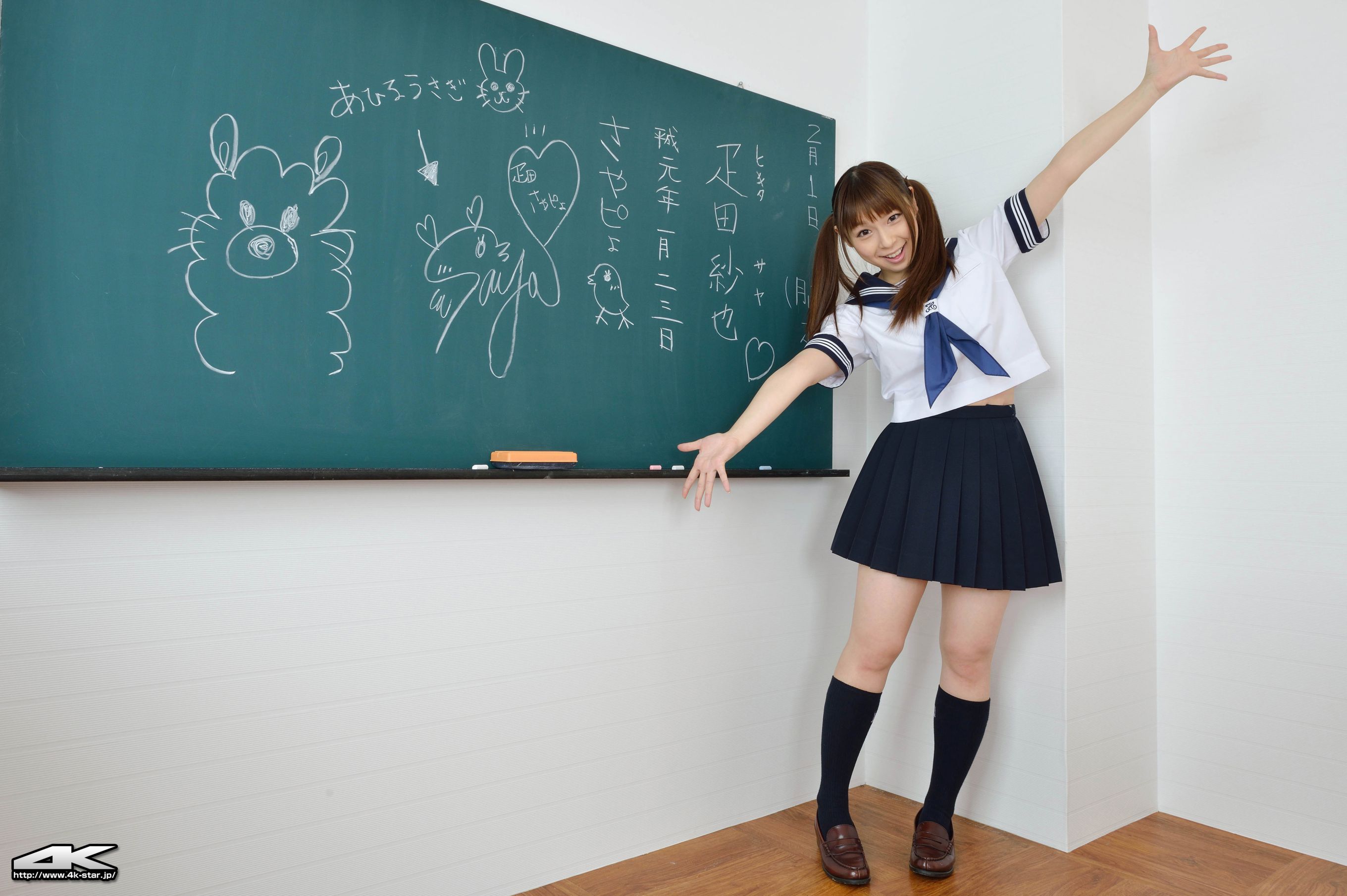 [4K-STAR] NO.00134 疋田紗也 School Girl 教室学生装_第1张