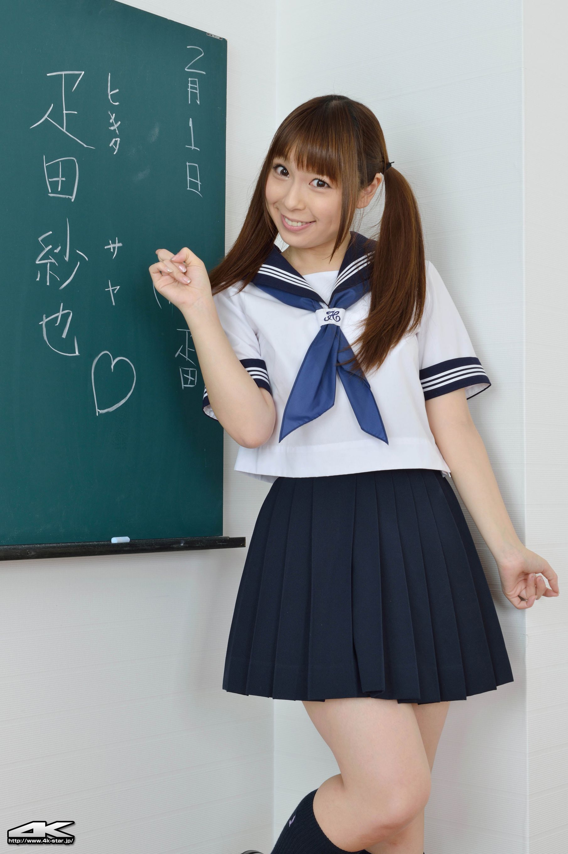 [4K-STAR] NO.00134 疋田紗也 School Girl 教室学生装_第3张