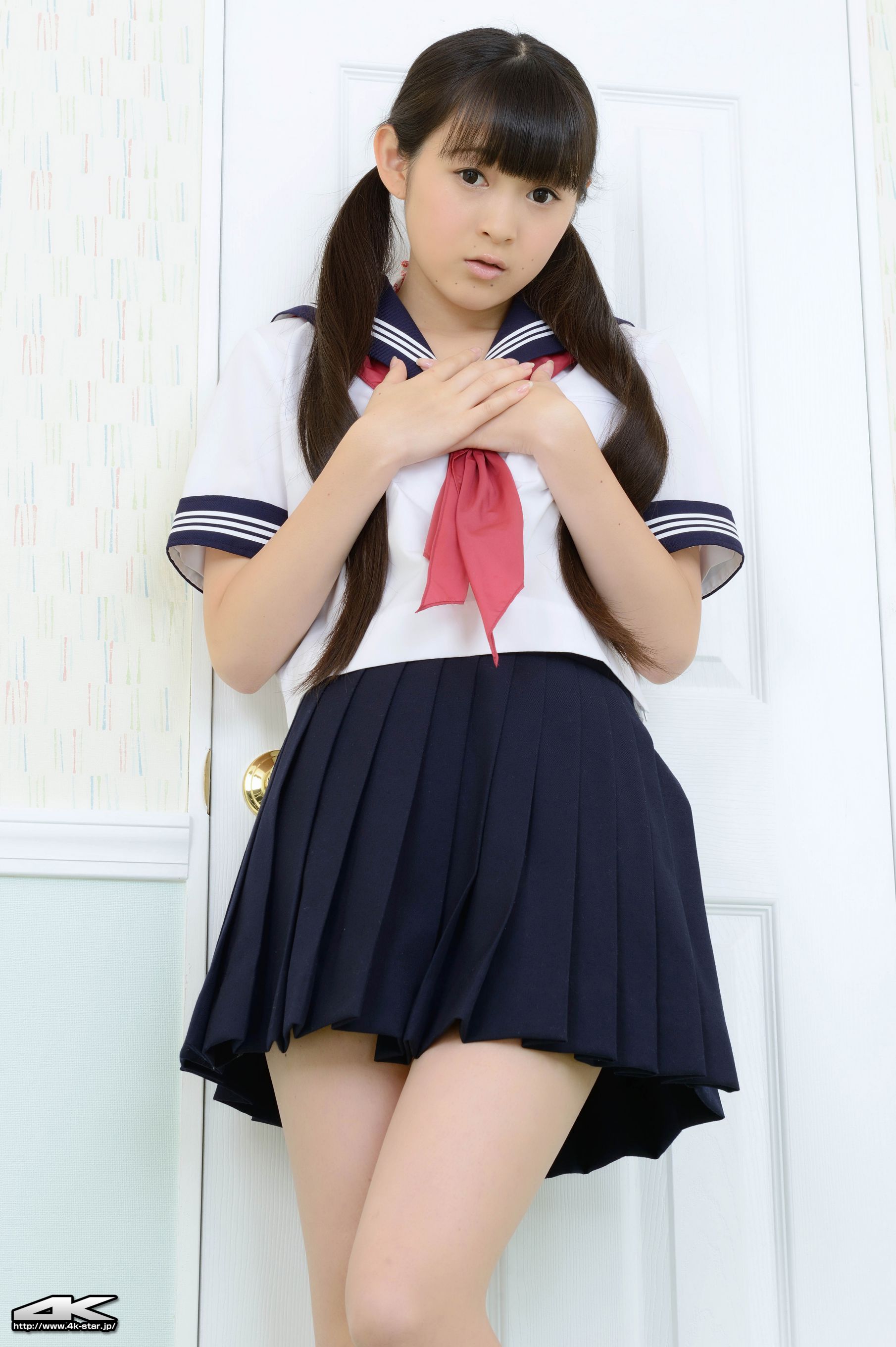 [4K-STAR] NO.00235 桃原里香 School Girl JK制服_第3张