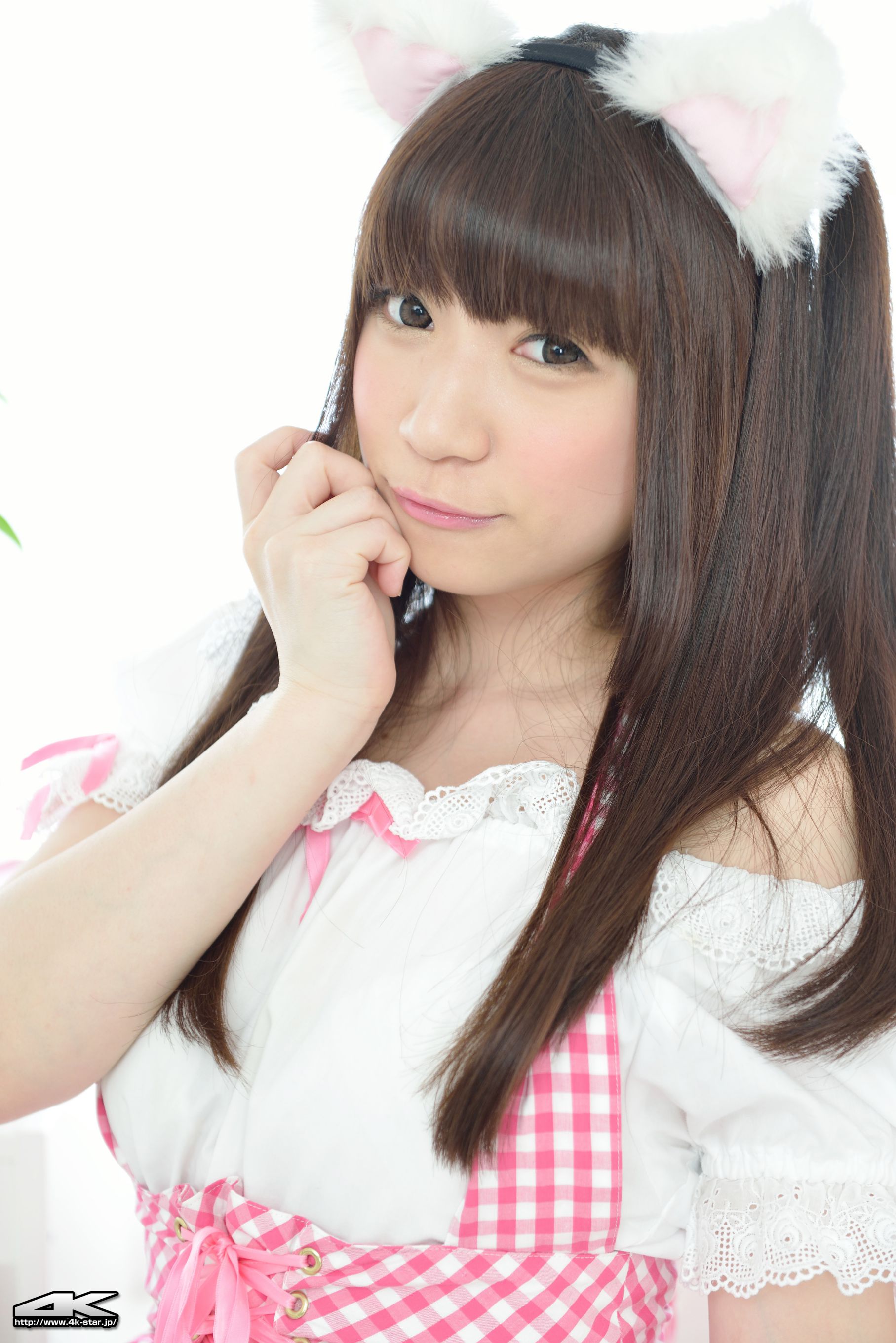 [4K-STAR] NO.00290 月城右紗 Maid Costume 猫耳少女_第2张