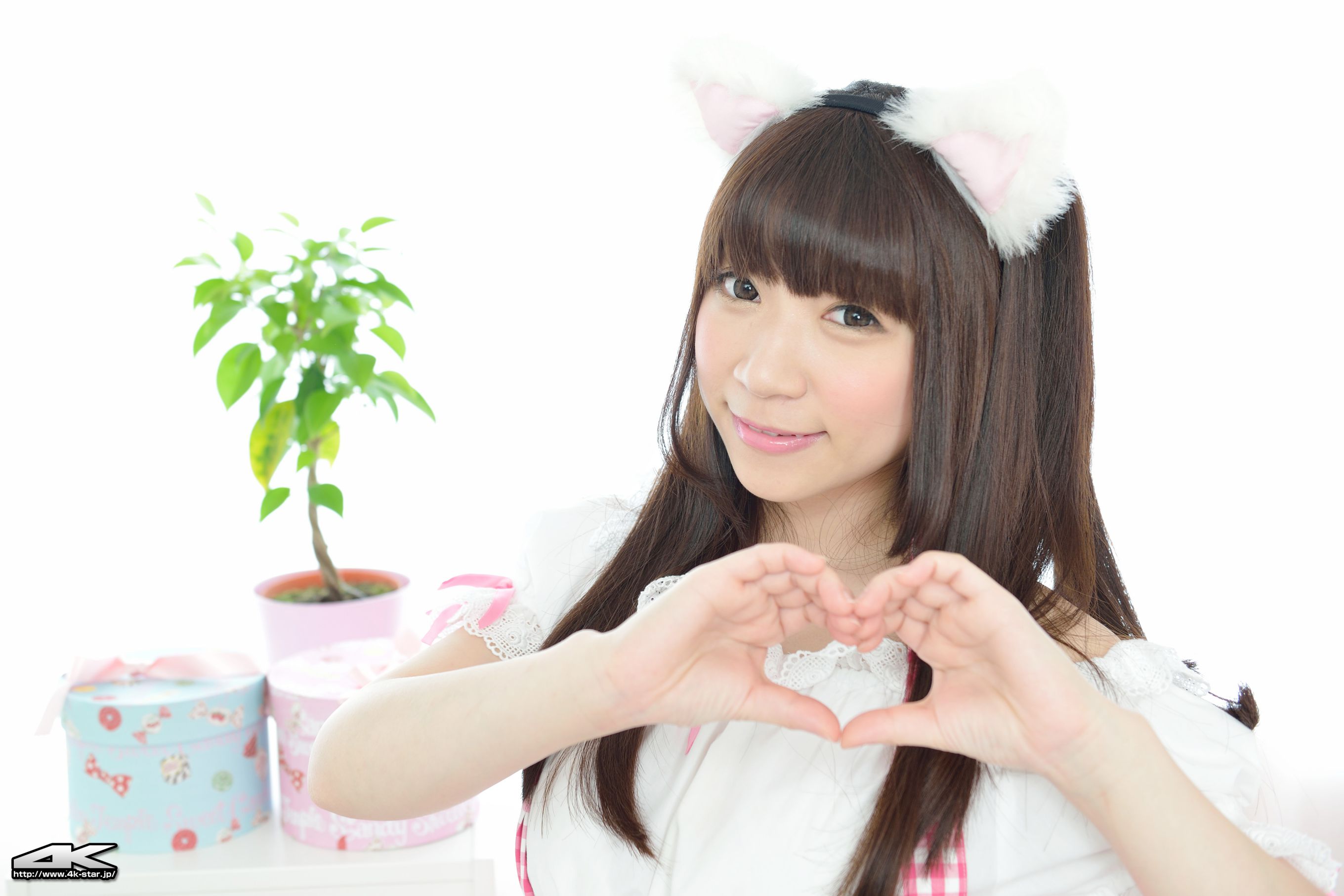 [4K-STAR] NO.00290 月城右紗 Maid Costume 猫耳少女_第4张