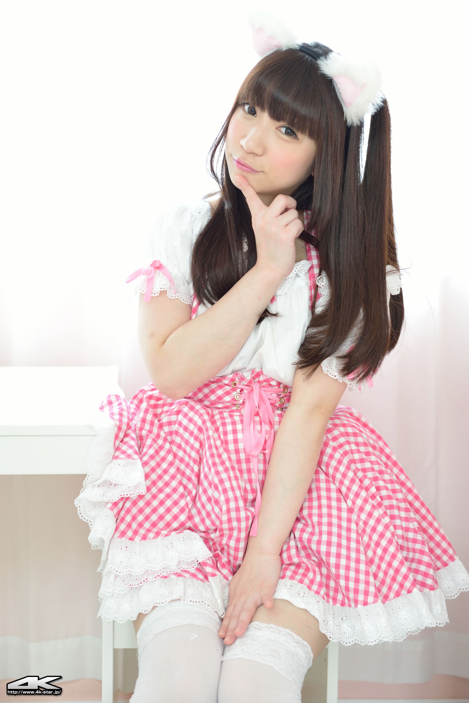 [4K-STAR] NO.00290 月城右紗 Maid Costume 猫耳少女_第5张