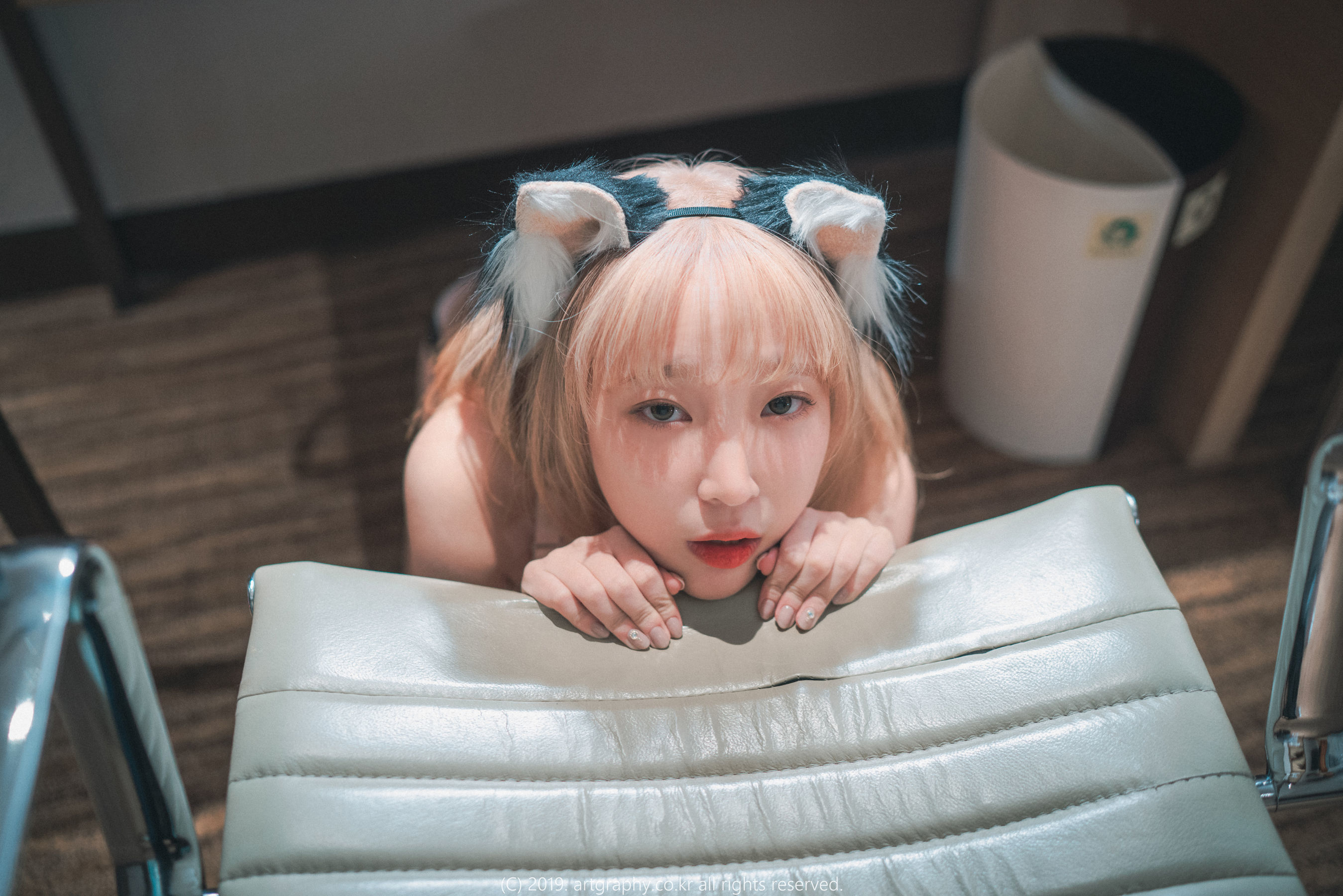 [ARTGRAVIA] VOL.056 巨乳少女姜仁卿 - 蕾丝内衣+吊带小背心_第3张