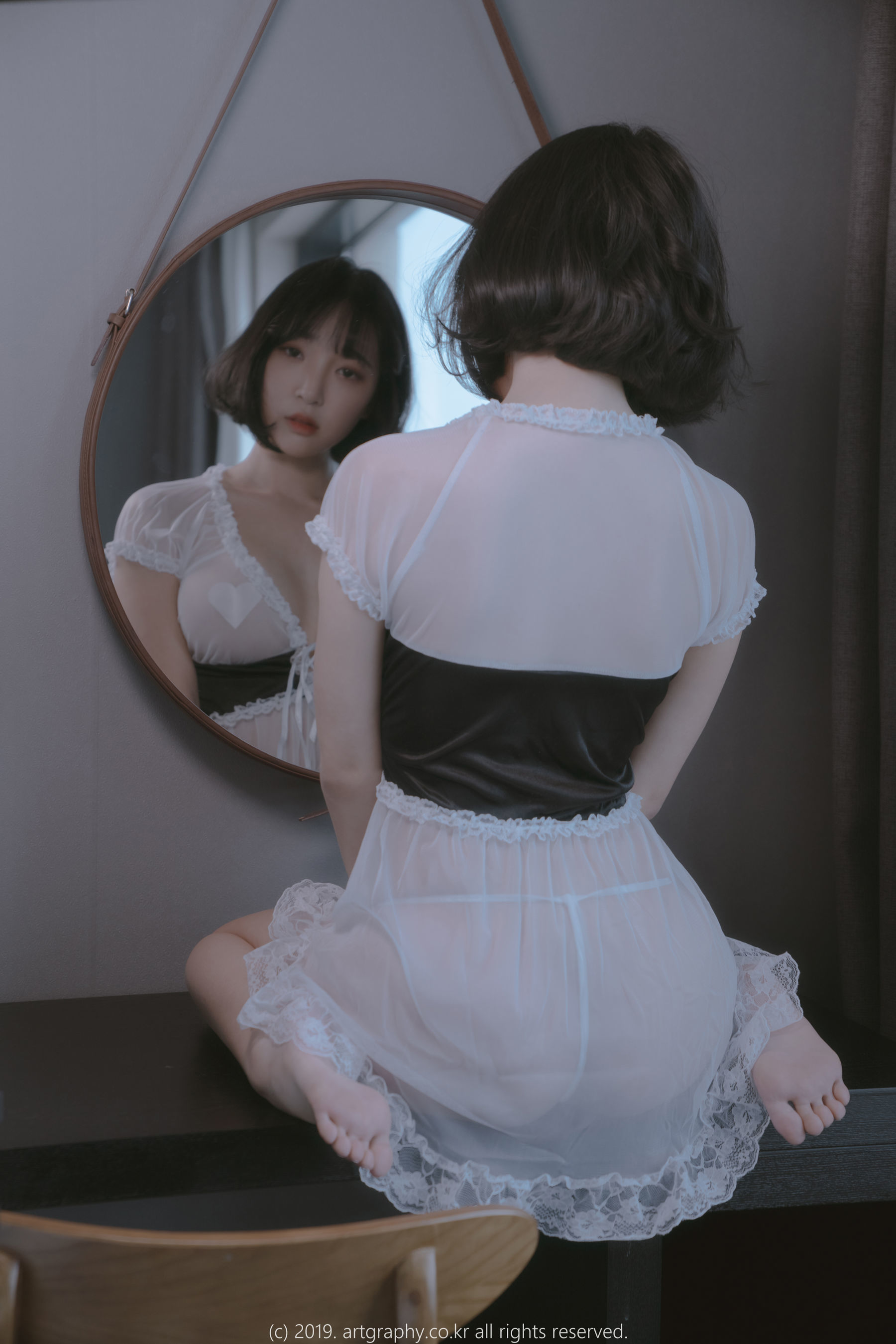 [ARTGRAVIA] VOL.069 巨乳少女姜仁卿 - 透视睡衣+古典红色睡袍_第5张