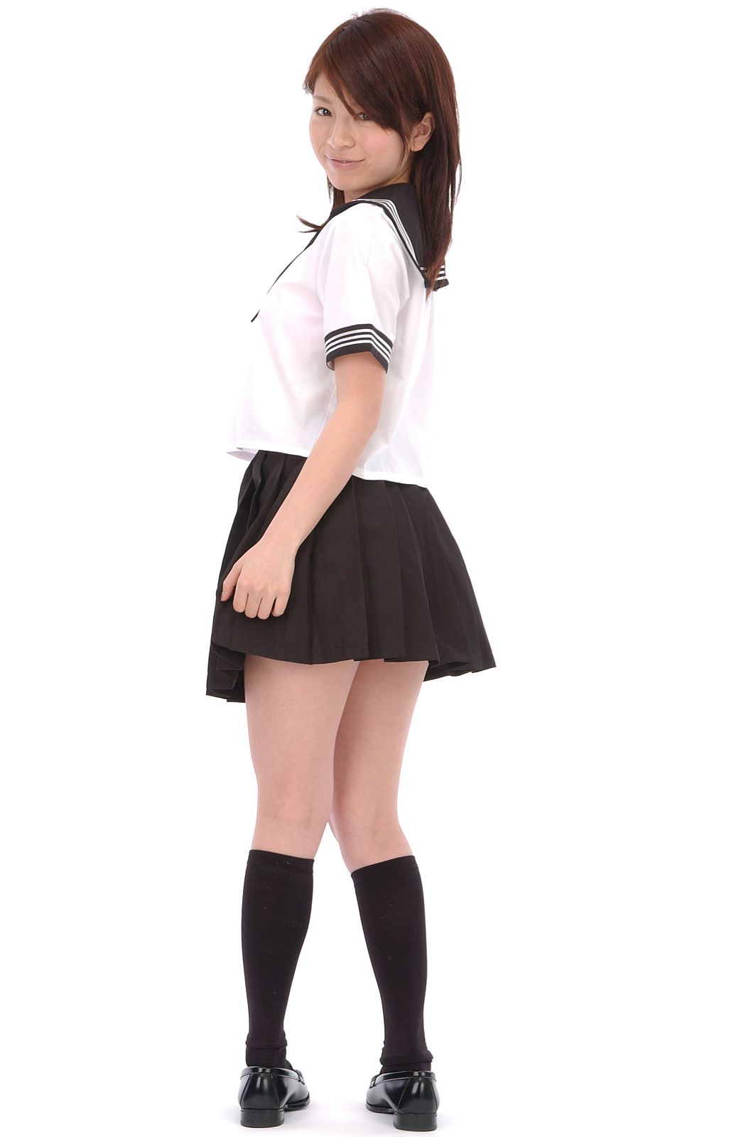 [BWH] BWH0080 Yurina Inoue 井上ゆりな 棚拍校服_第3张