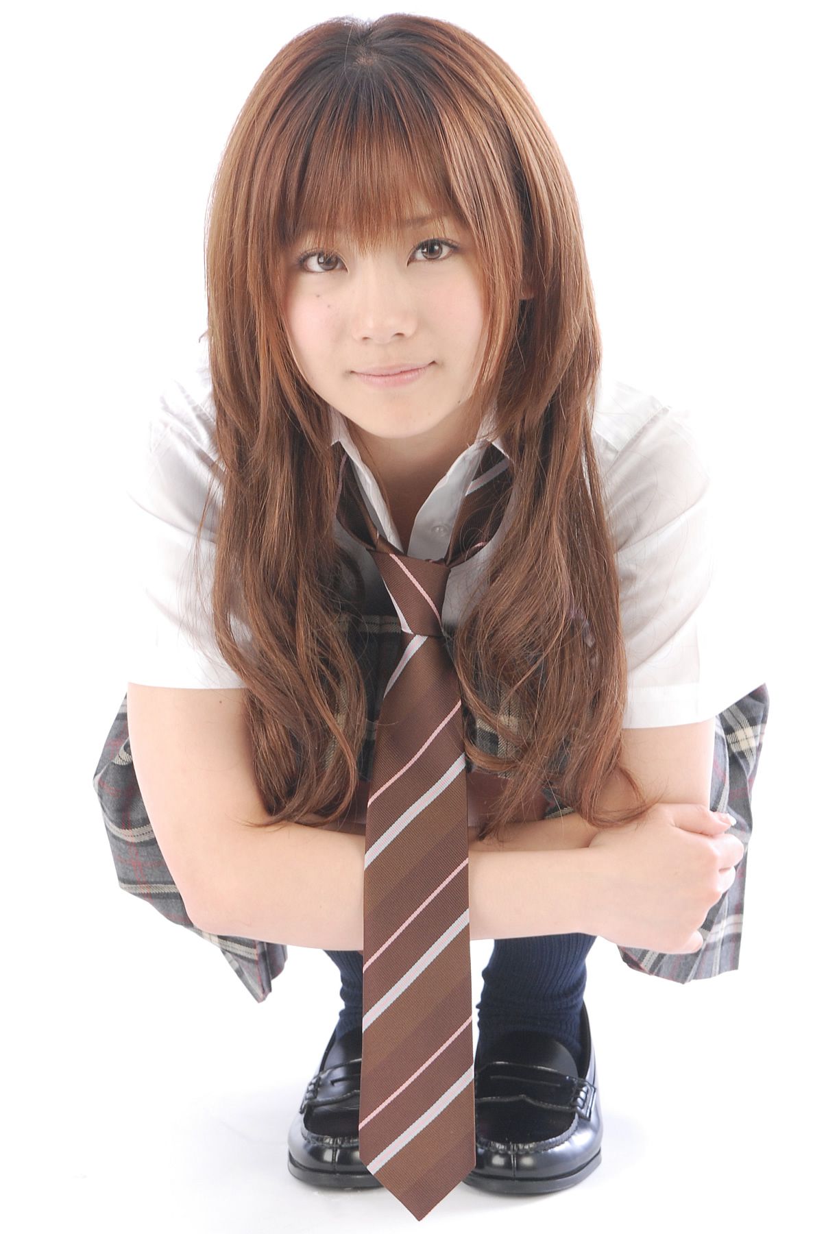 [BWH] BWH0138 Satomi Shigemori 重盛さと美 校服棚拍_第5张