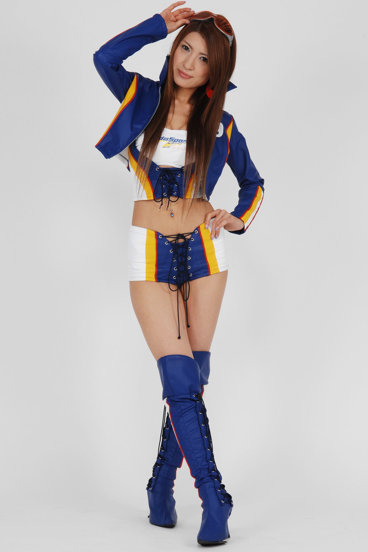 [BWH] HRQ0067 高橋千咲姫《赛车女郎+高叉》_第1张