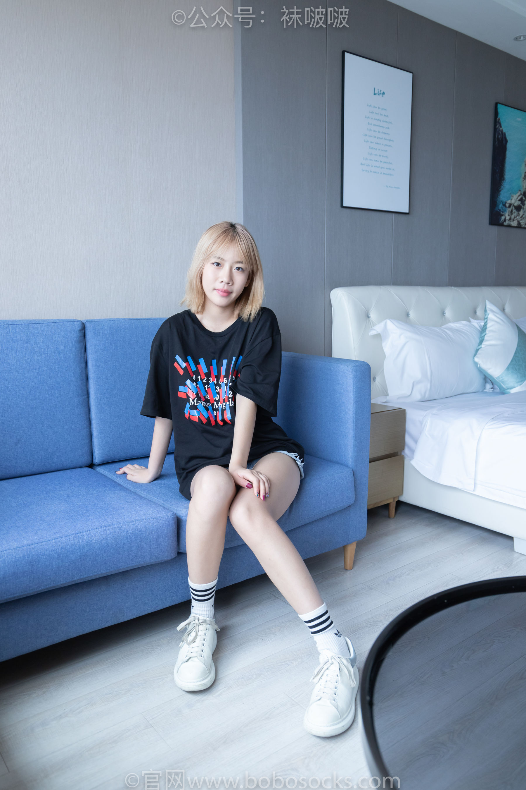 BoBoSocks袜啵啵 No.003 果冻-麦昆鞋、白色脏棉袜_第2张