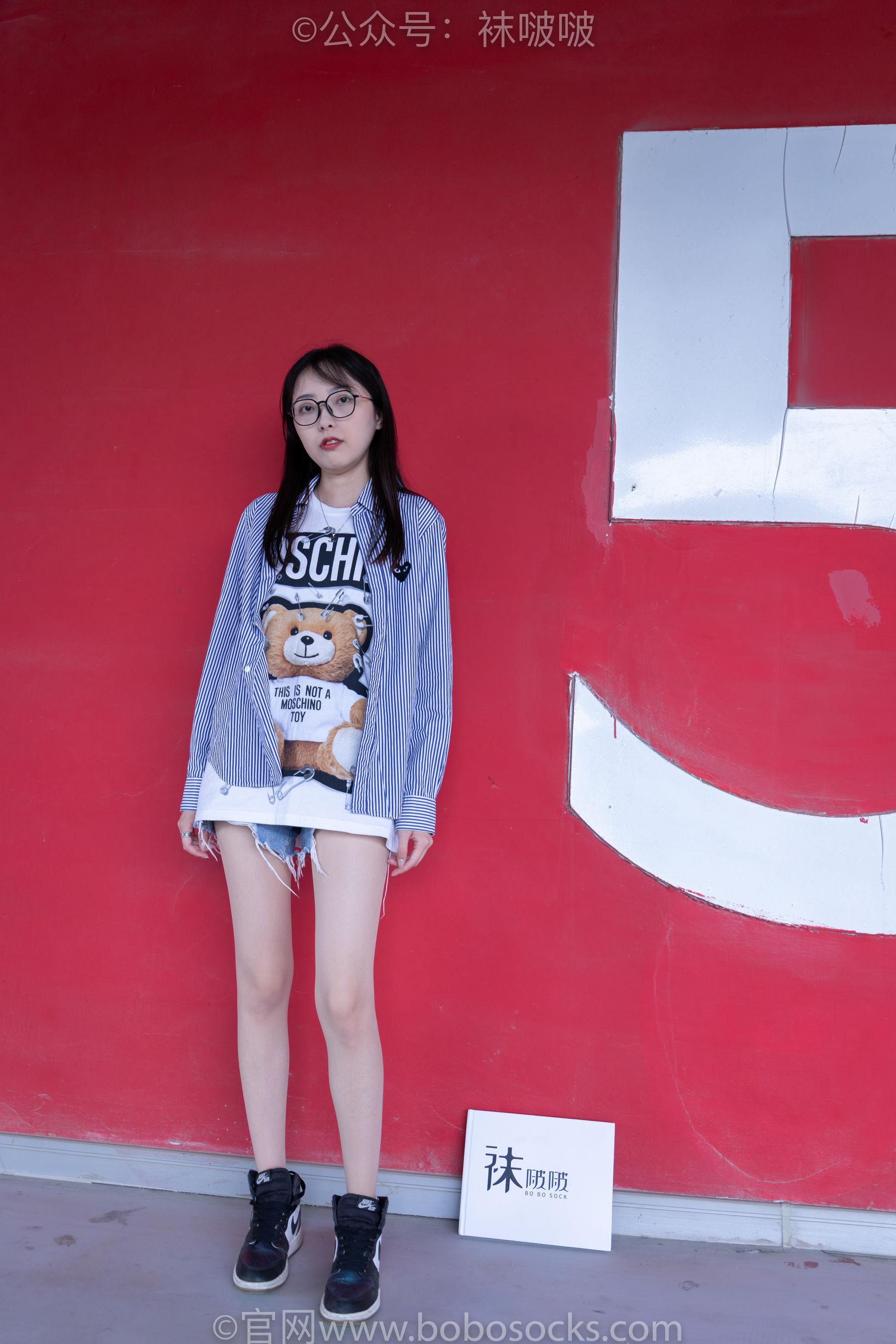 BoBoSocks袜啵啵 No.011 稚予-AJ、白色短棉袜、肉丝_第1张