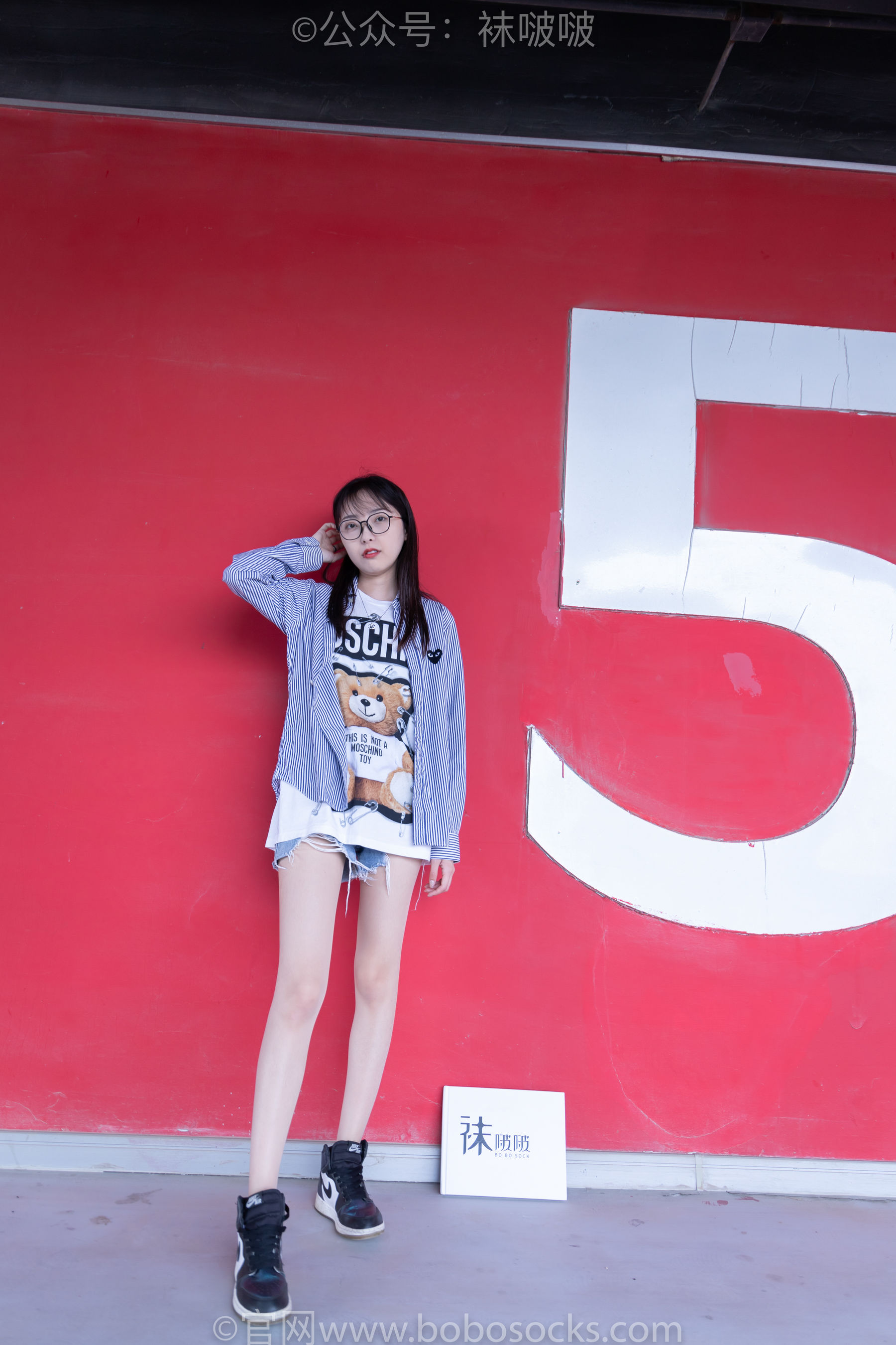 BoBoSocks袜啵啵 No.011 稚予-AJ、白色短棉袜、肉丝_第2张