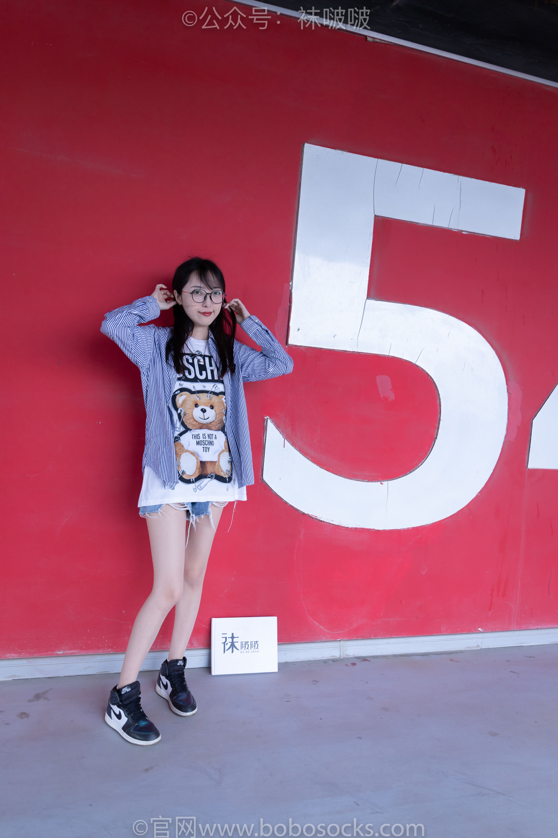 BoBoSocks袜啵啵 No.011 稚予-AJ、白色短棉袜、肉丝_第4张