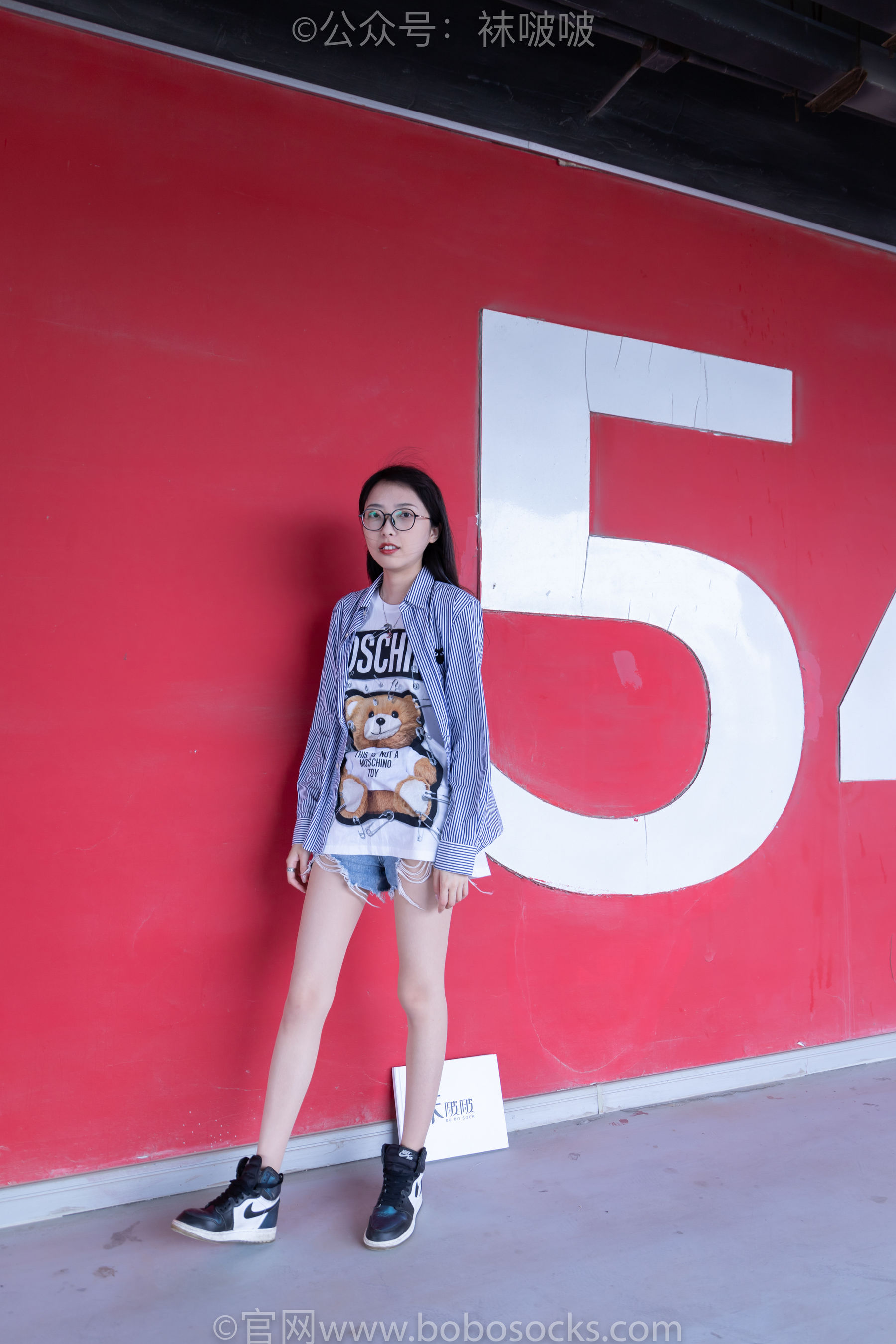 BoBoSocks袜啵啵 No.011 稚予-AJ、白色短棉袜、肉丝_第5张