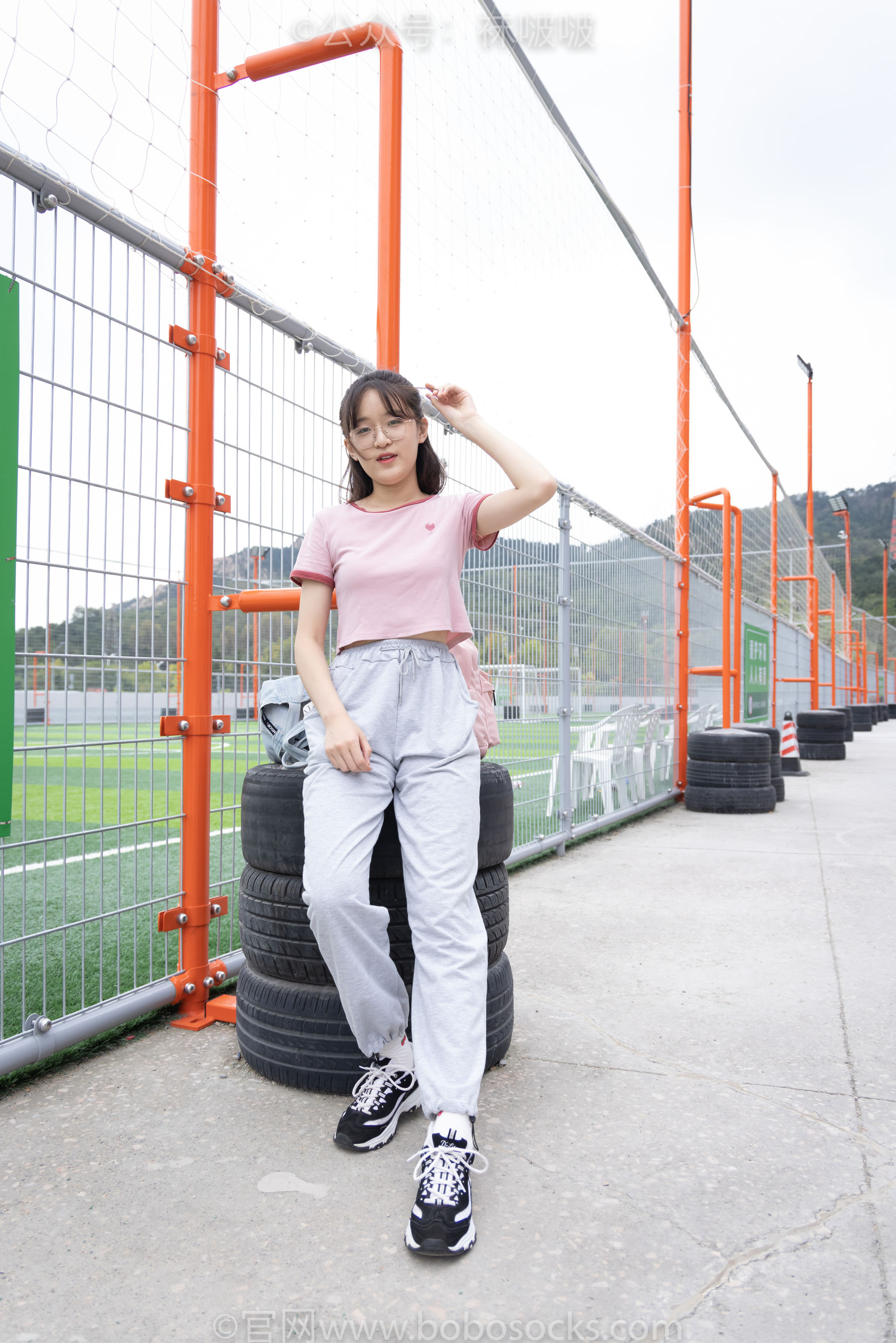 BoBoSocks袜啵啵 No.016 熊熊-斯凯奇运动鞋、棉袜、裸足_第3张