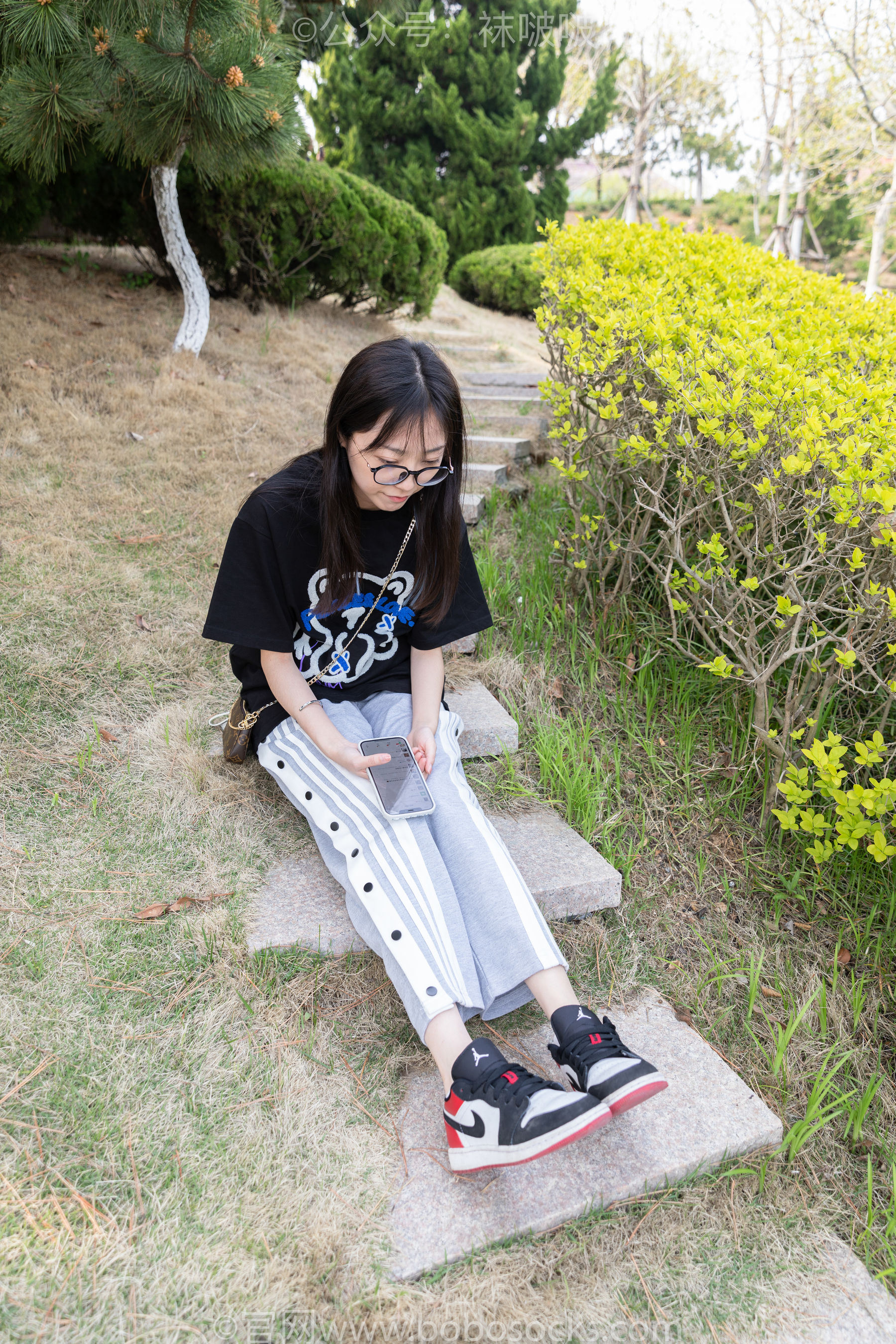 BoBoSocks袜啵啵 No.023 稚予-AJ、白色短棉袜、裸足_第2张