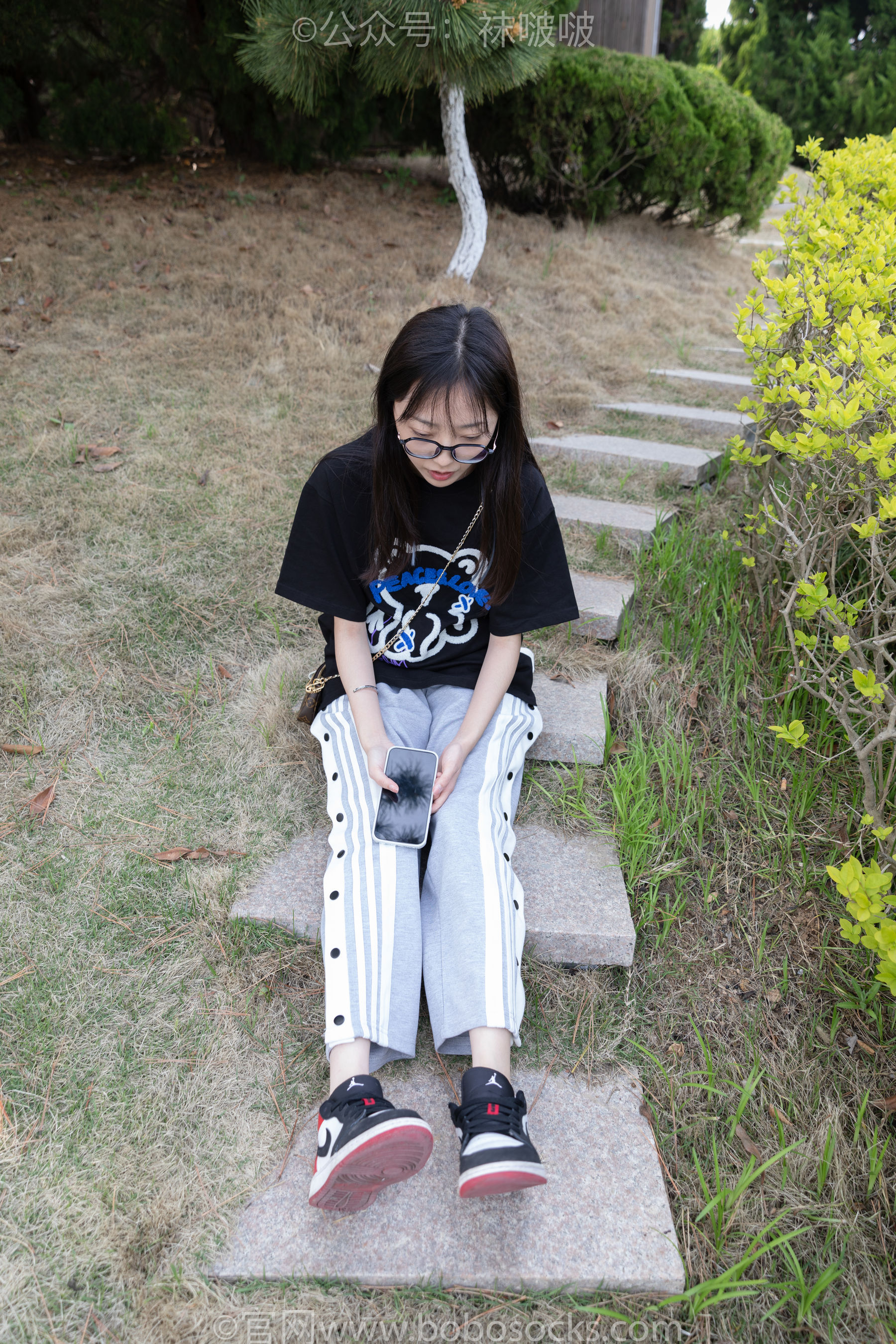 BoBoSocks袜啵啵 No.023 稚予-AJ、白色短棉袜、裸足_第3张