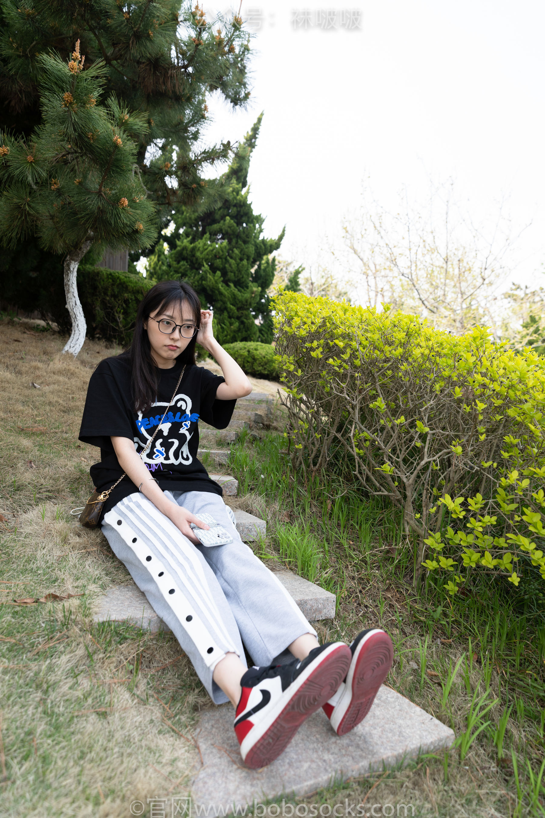 BoBoSocks袜啵啵 No.023 稚予-AJ、白色短棉袜、裸足_第5张