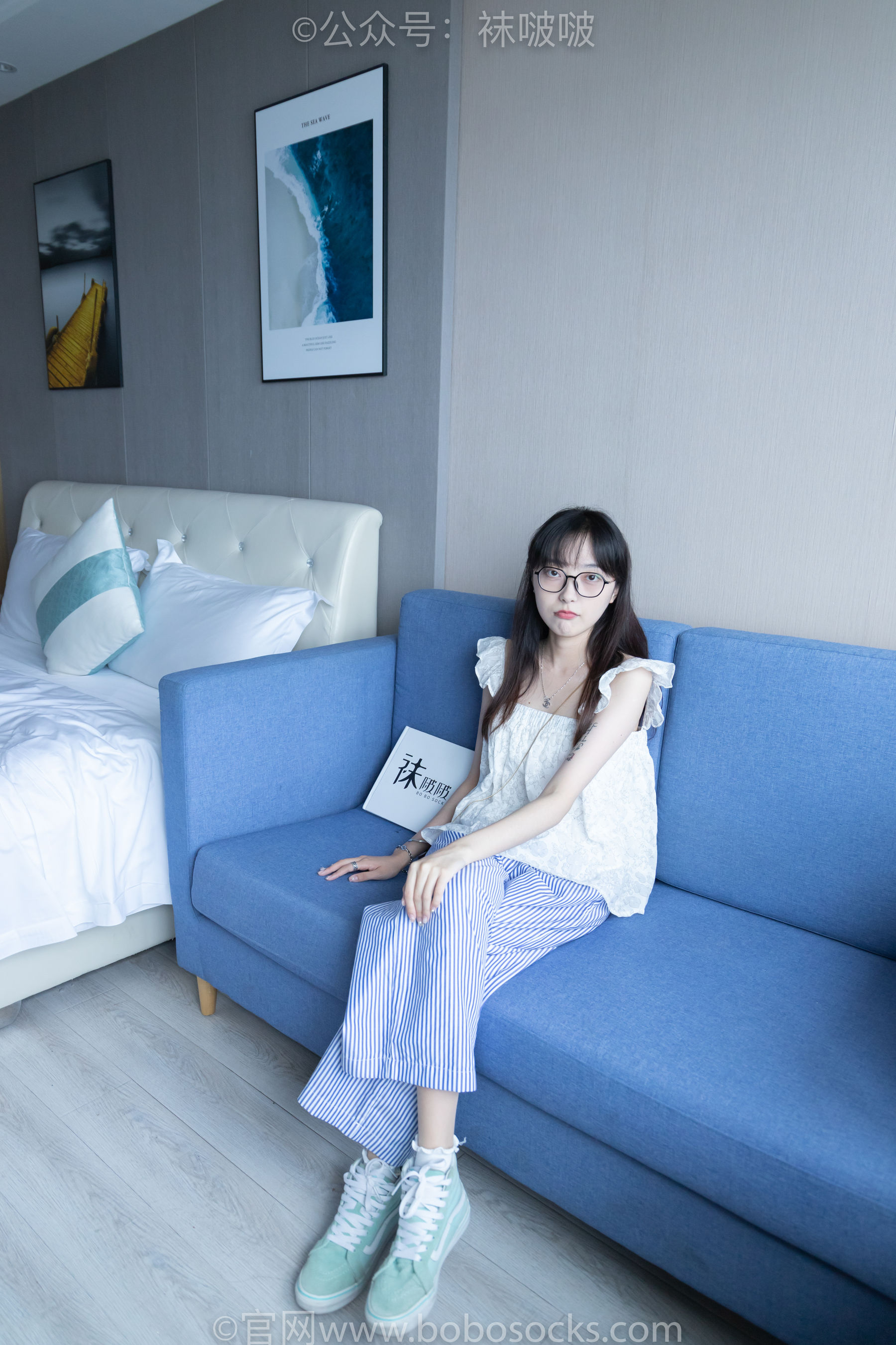 BoBoSocks袜啵啵 No.027 稚予- vans、白色棉袜、肉丝_第2张