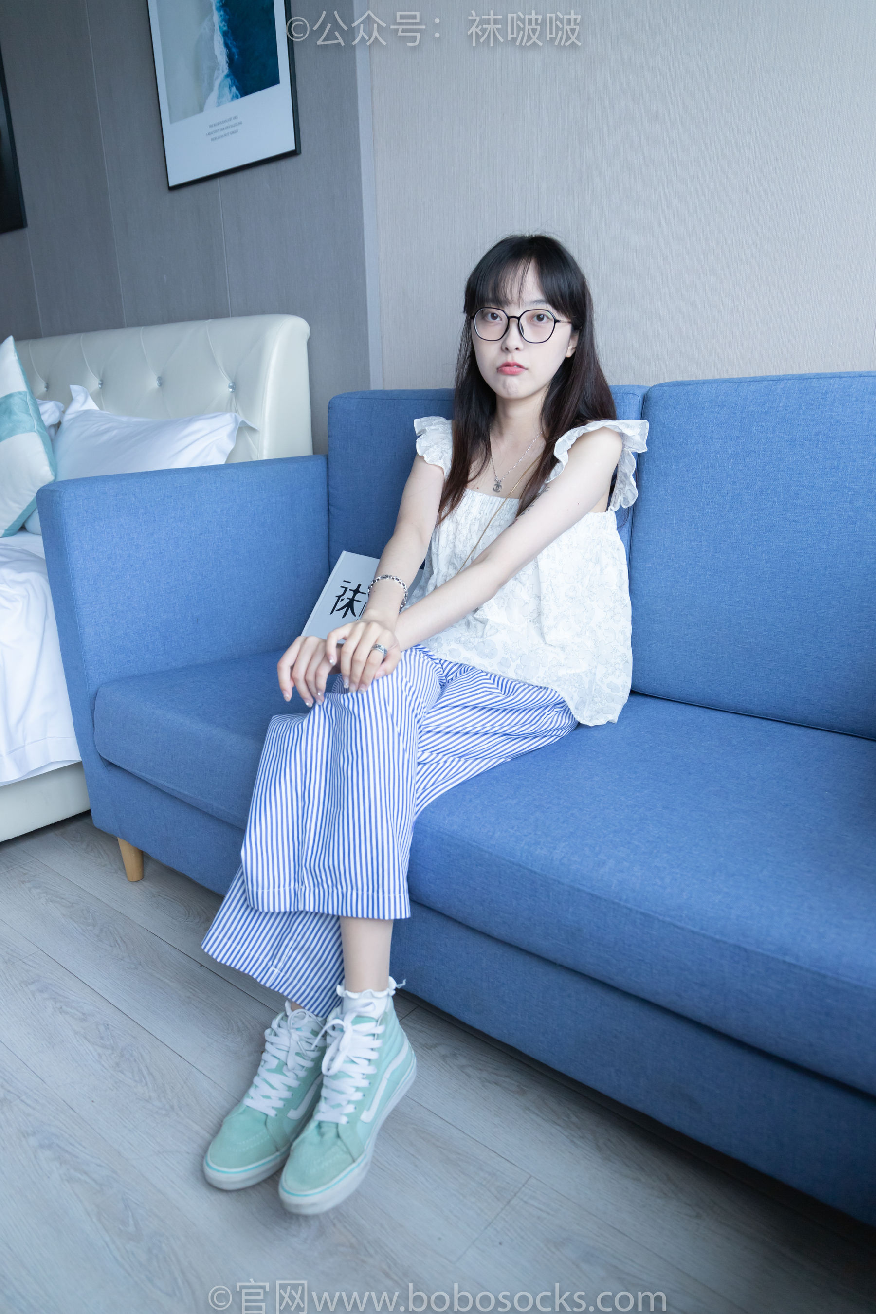 BoBoSocks袜啵啵 No.027 稚予- vans、白色棉袜、肉丝_第3张