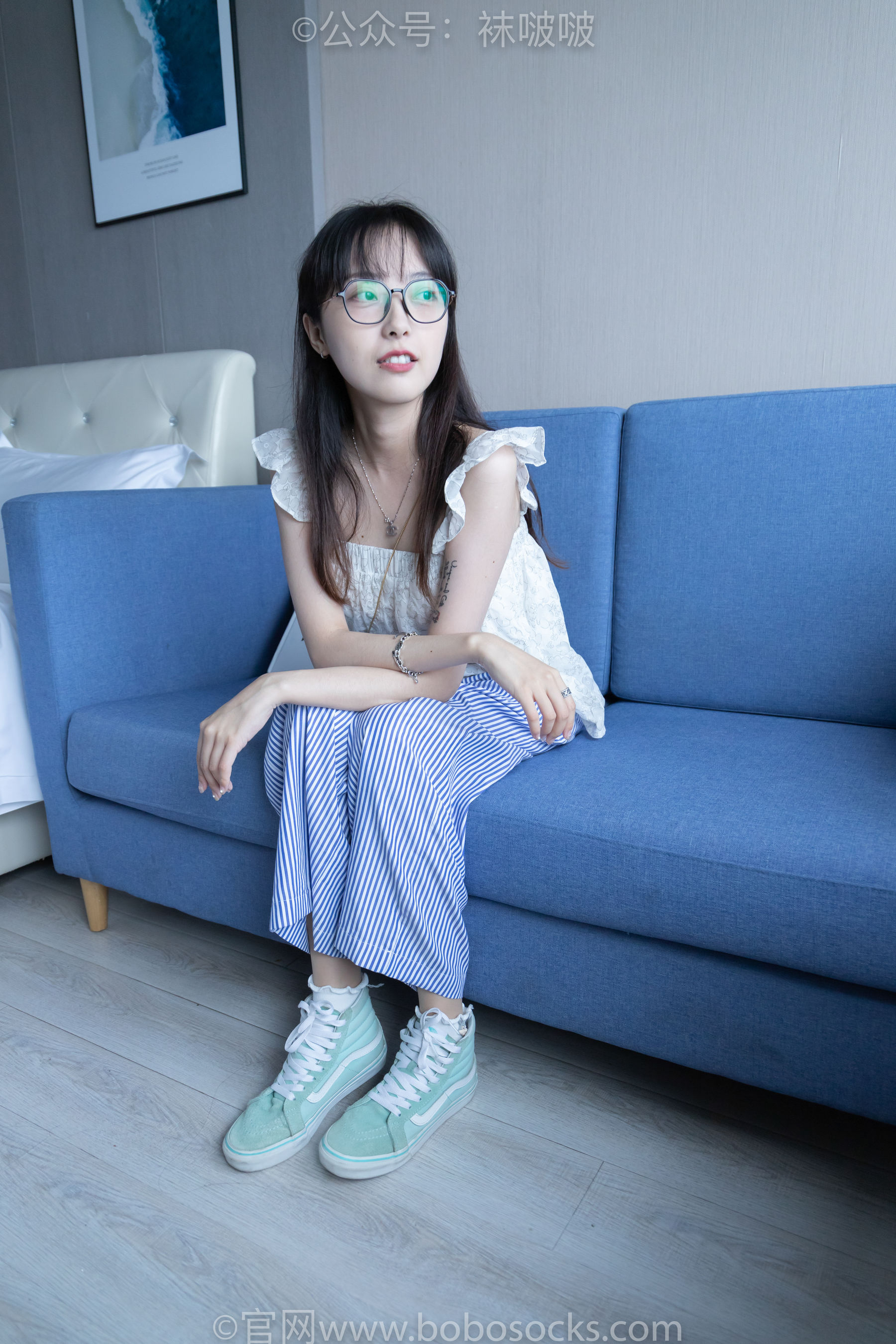 BoBoSocks袜啵啵 No.027 稚予- vans、白色棉袜、肉丝_第5张