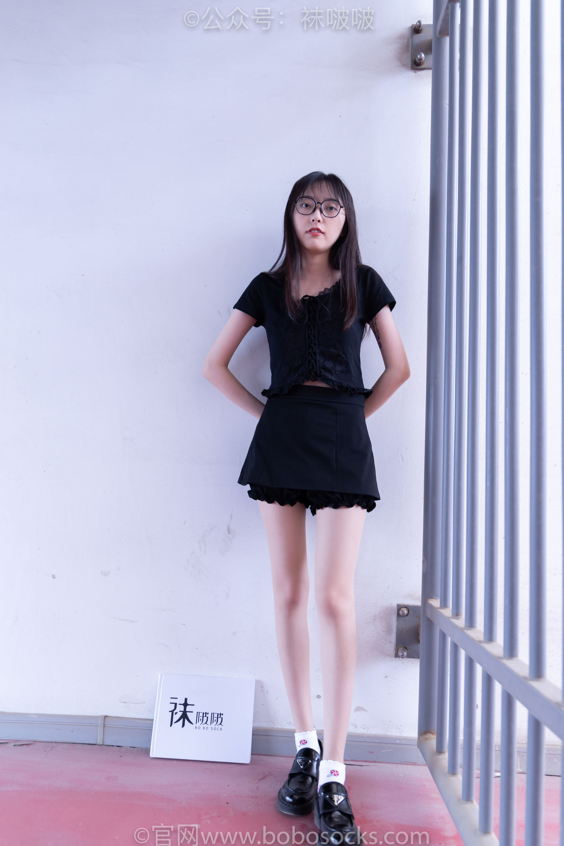 BoBoSocks袜啵啵 No.030 稚予- 皮鞋、短白棉袜、肉丝_第5张