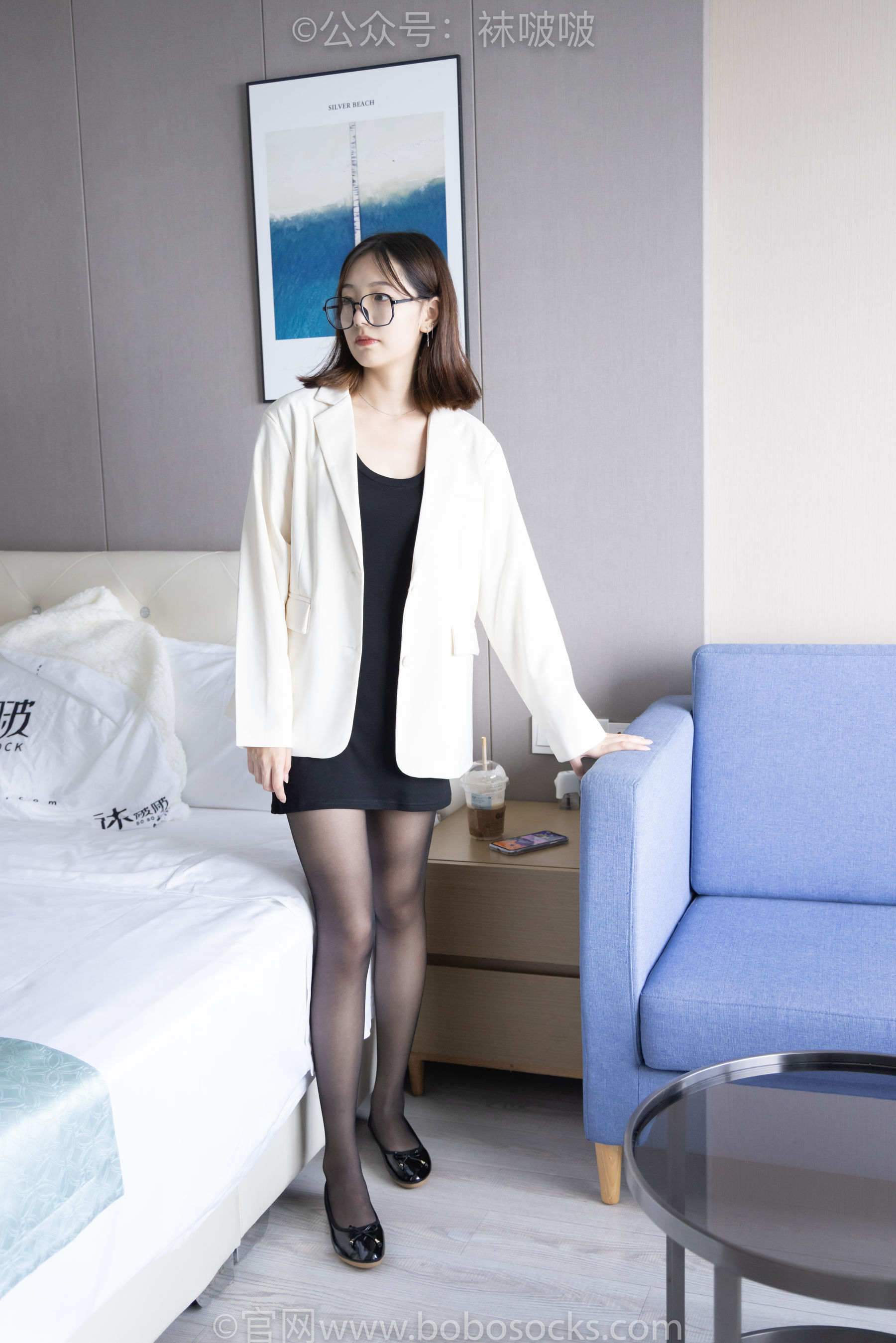 BoBoSocks袜啵啵 No.032 小甜豆-平底鞋、黑丝_第2张