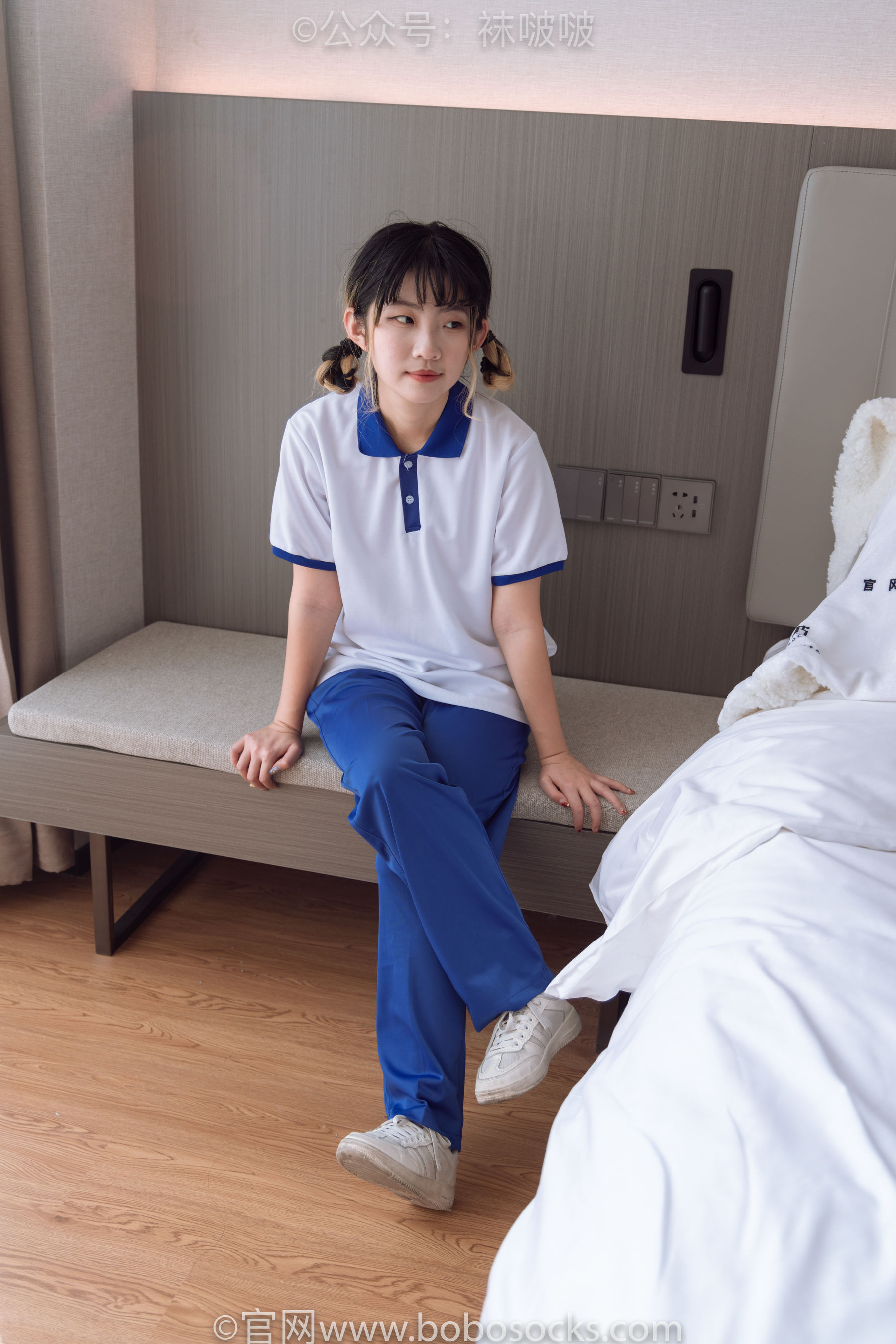 BoBoSocks袜啵啵 No.042 砂糖-校服、板鞋、白棉袜、油亮白丝_第5张