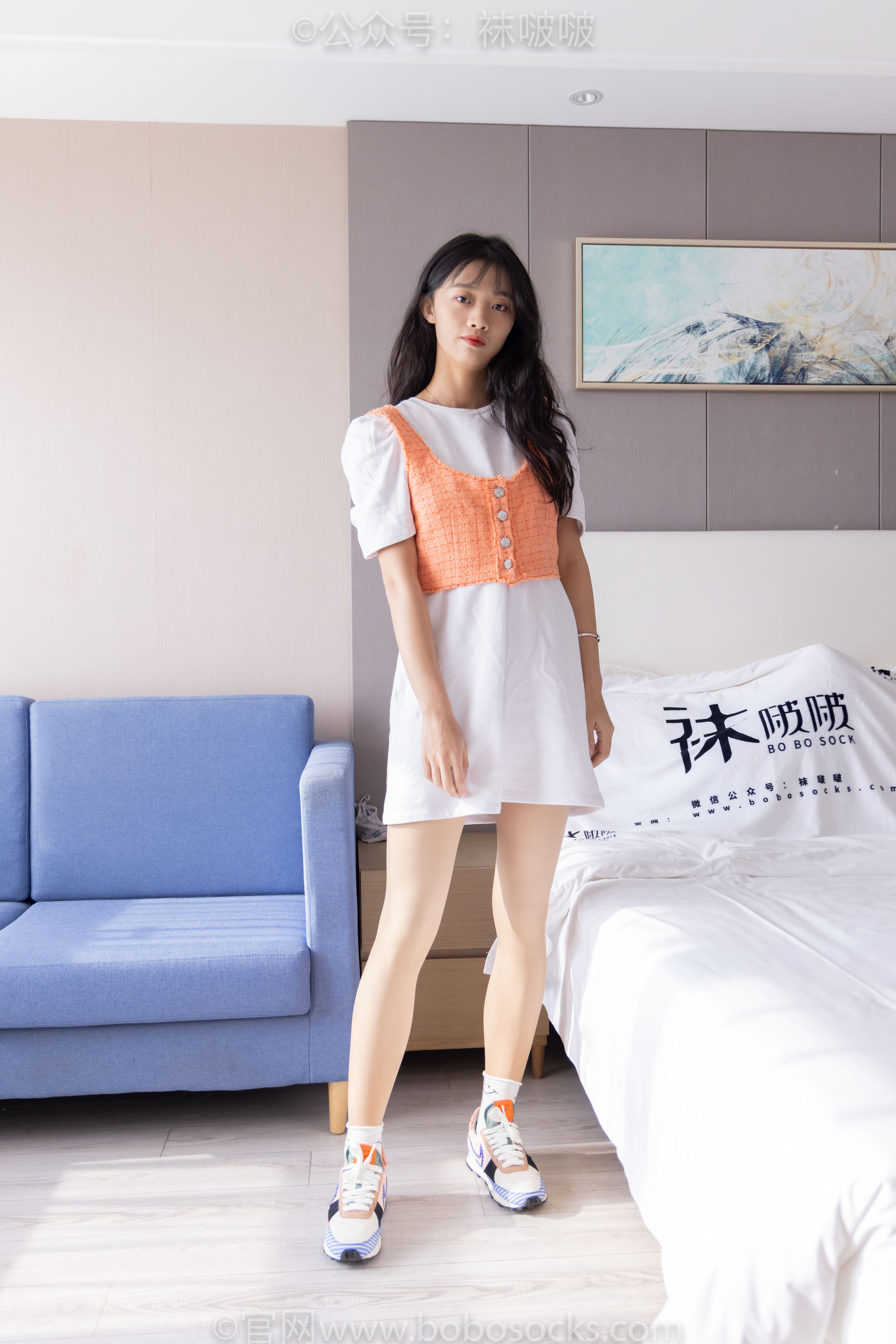 BoBoSocks袜啵啵 No.062 涵涵-运动鞋、白棉袜、厚肉丝_第1张