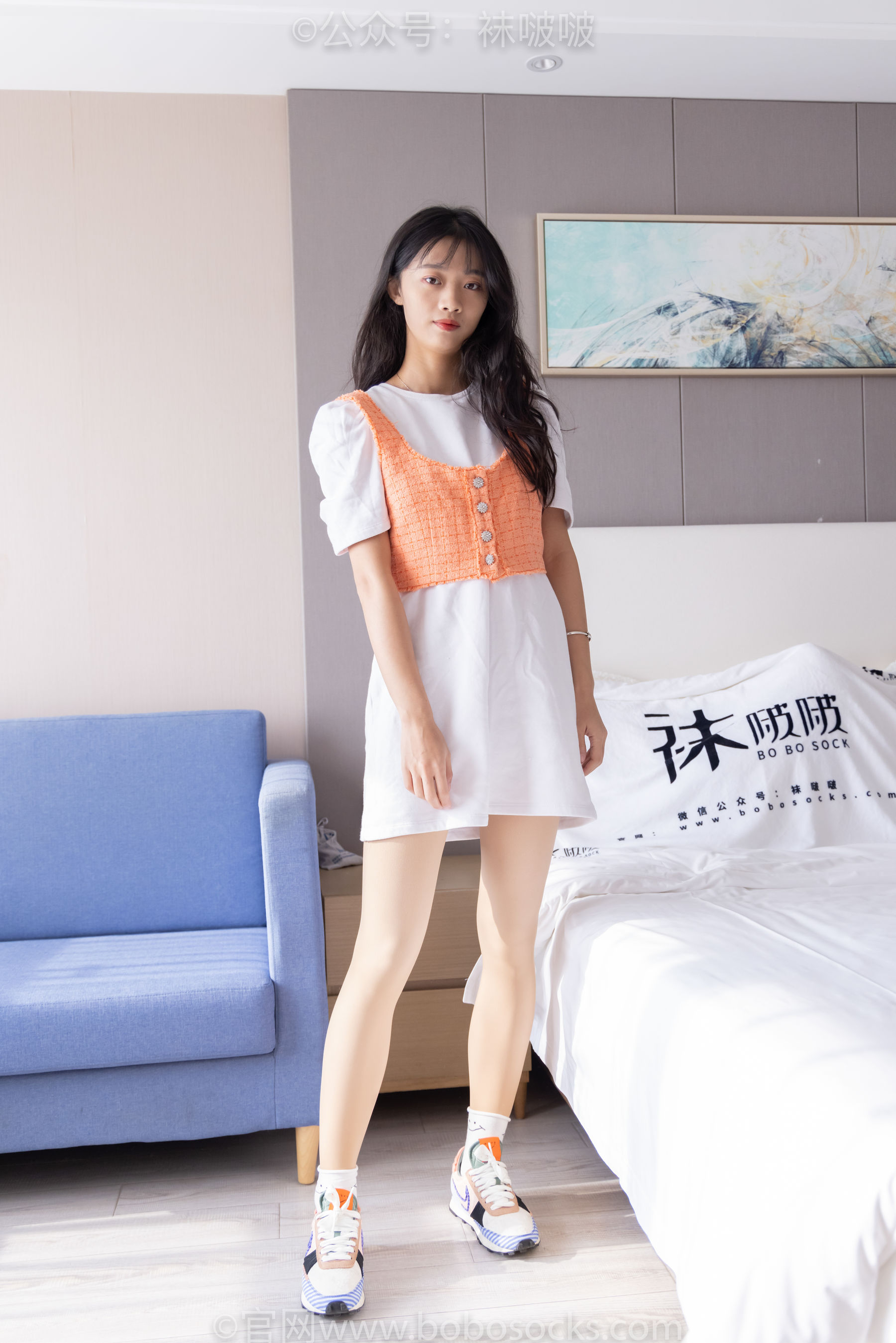 BoBoSocks袜啵啵 No.062 涵涵-运动鞋、白棉袜、厚肉丝_第2张