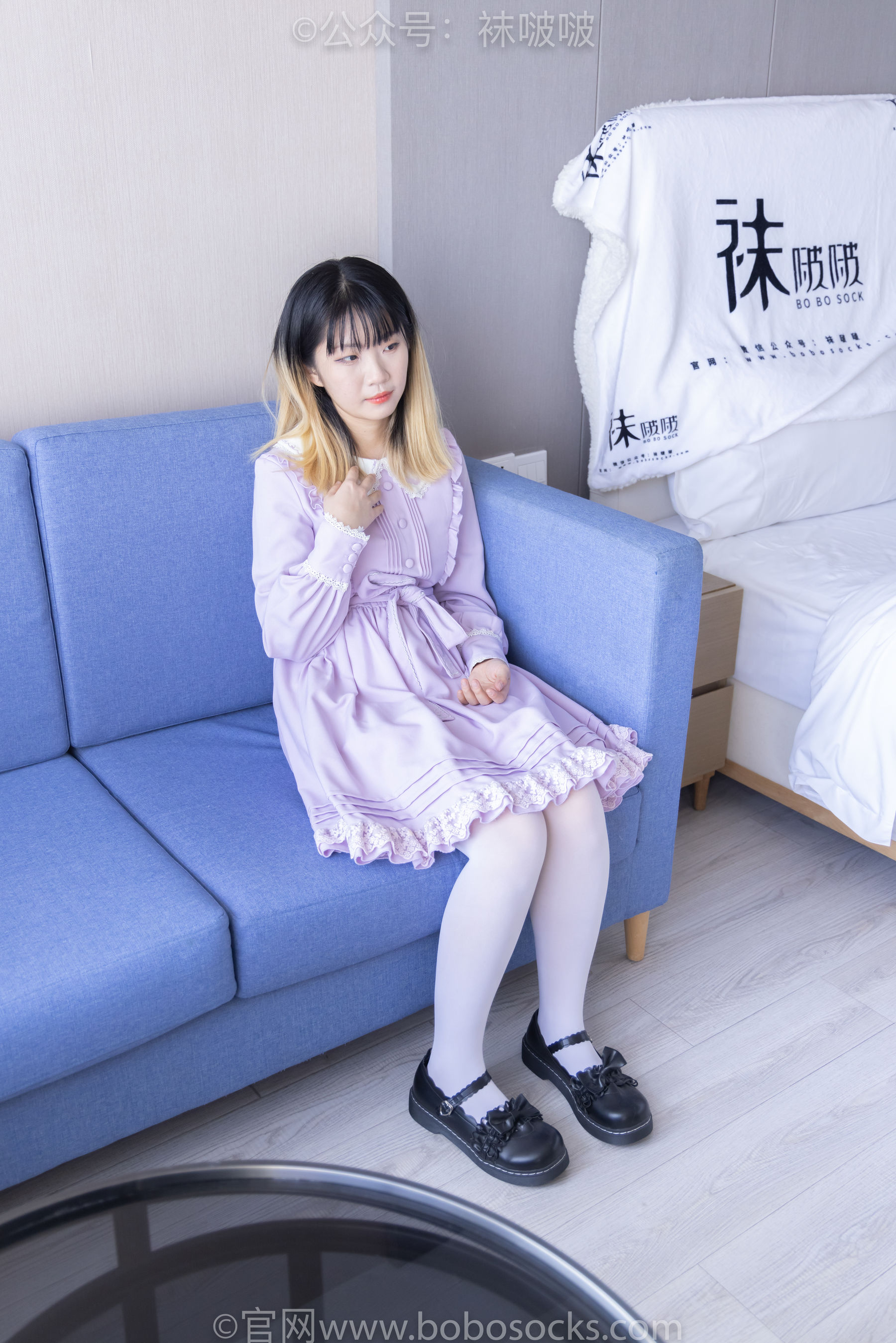 BoBoSocks袜啵啵 No.079 砂糖-皮鞋、厚白丝_第3张