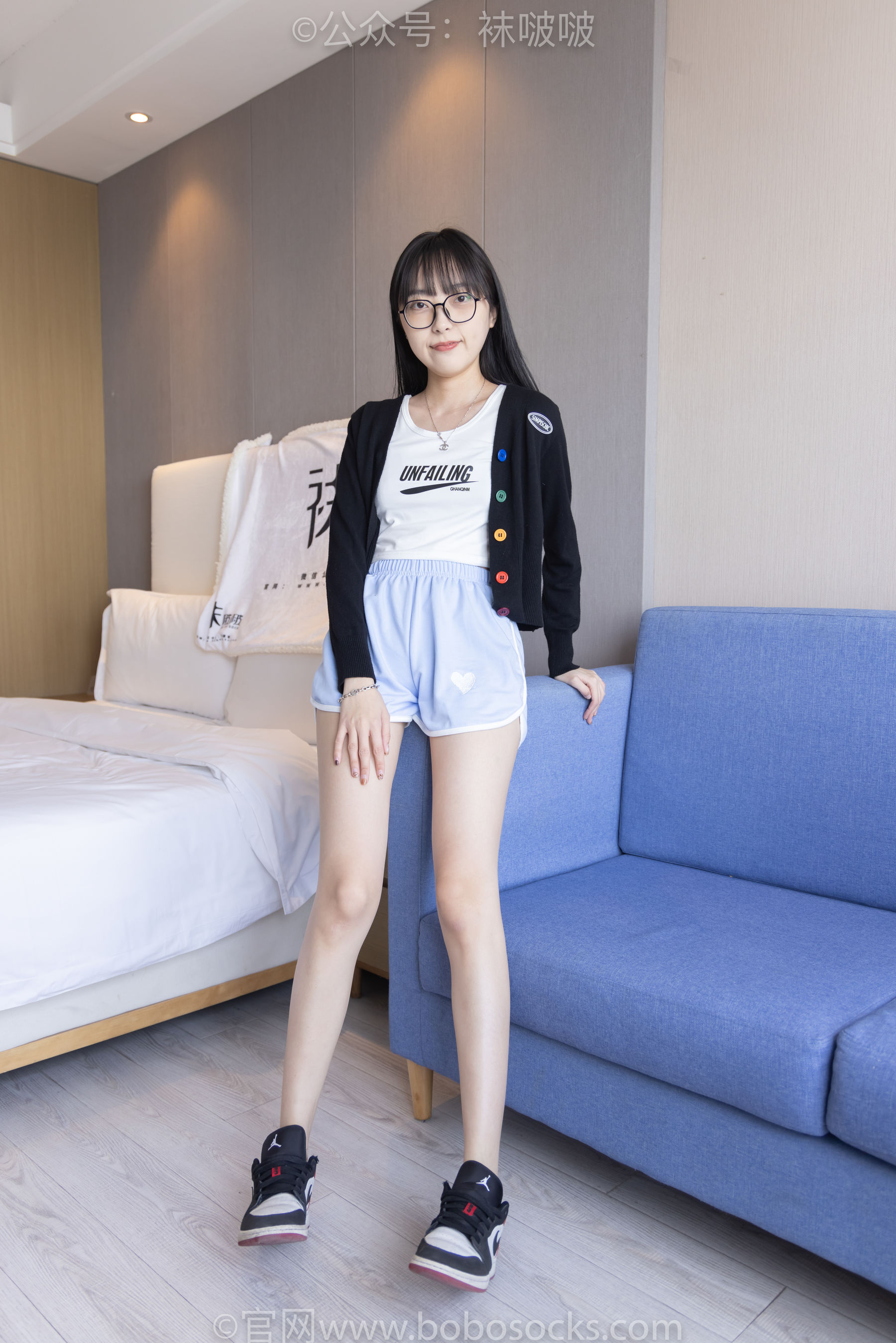 BoBoSocks袜啵啵 No.081 稚予- AJ、浅黄色短棉袜、浅蓝色短棉袜、裸足_第2张