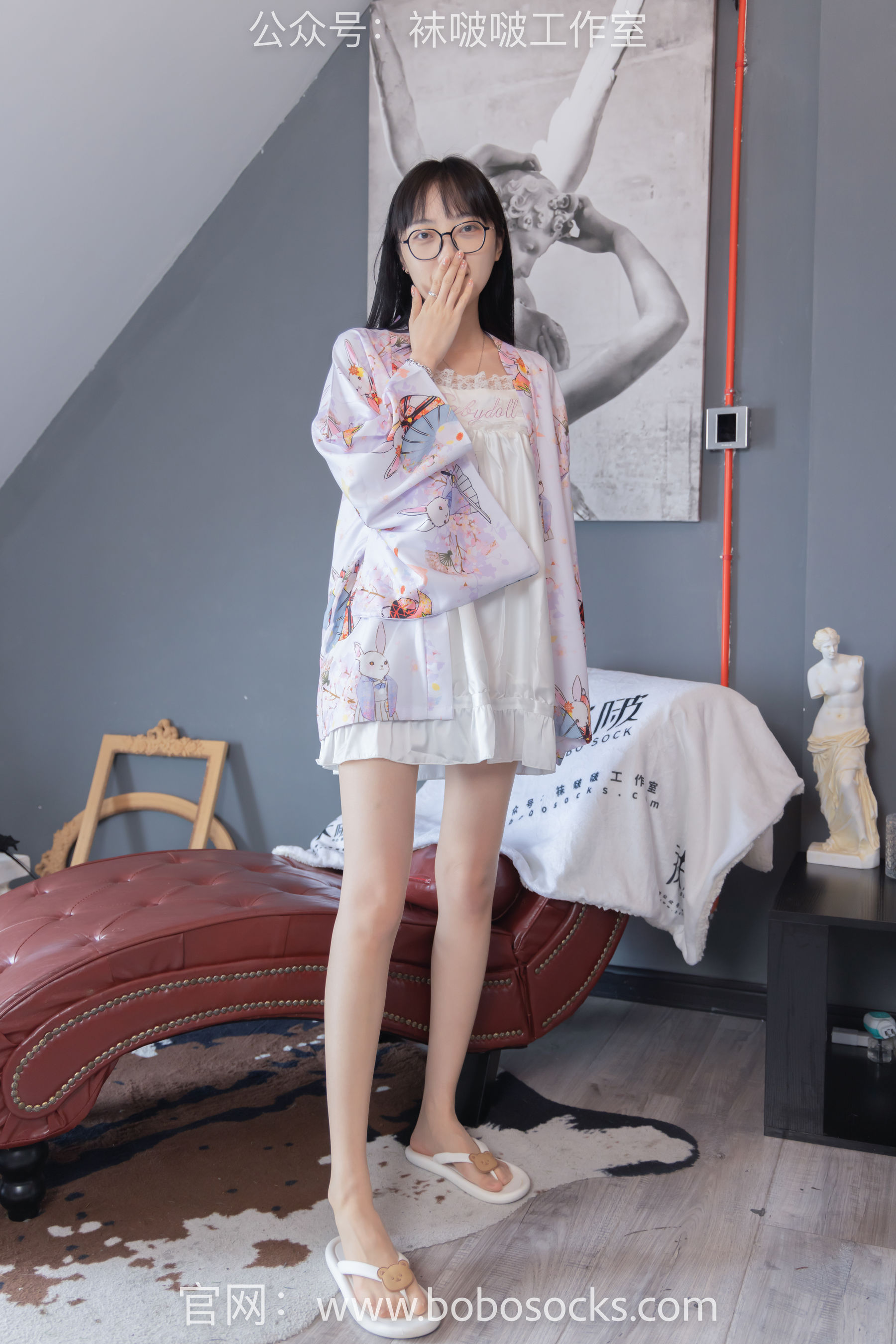 BoBoSocks袜啵啵 No.112 稚予-人字拖、肉丝、裸足_第2张