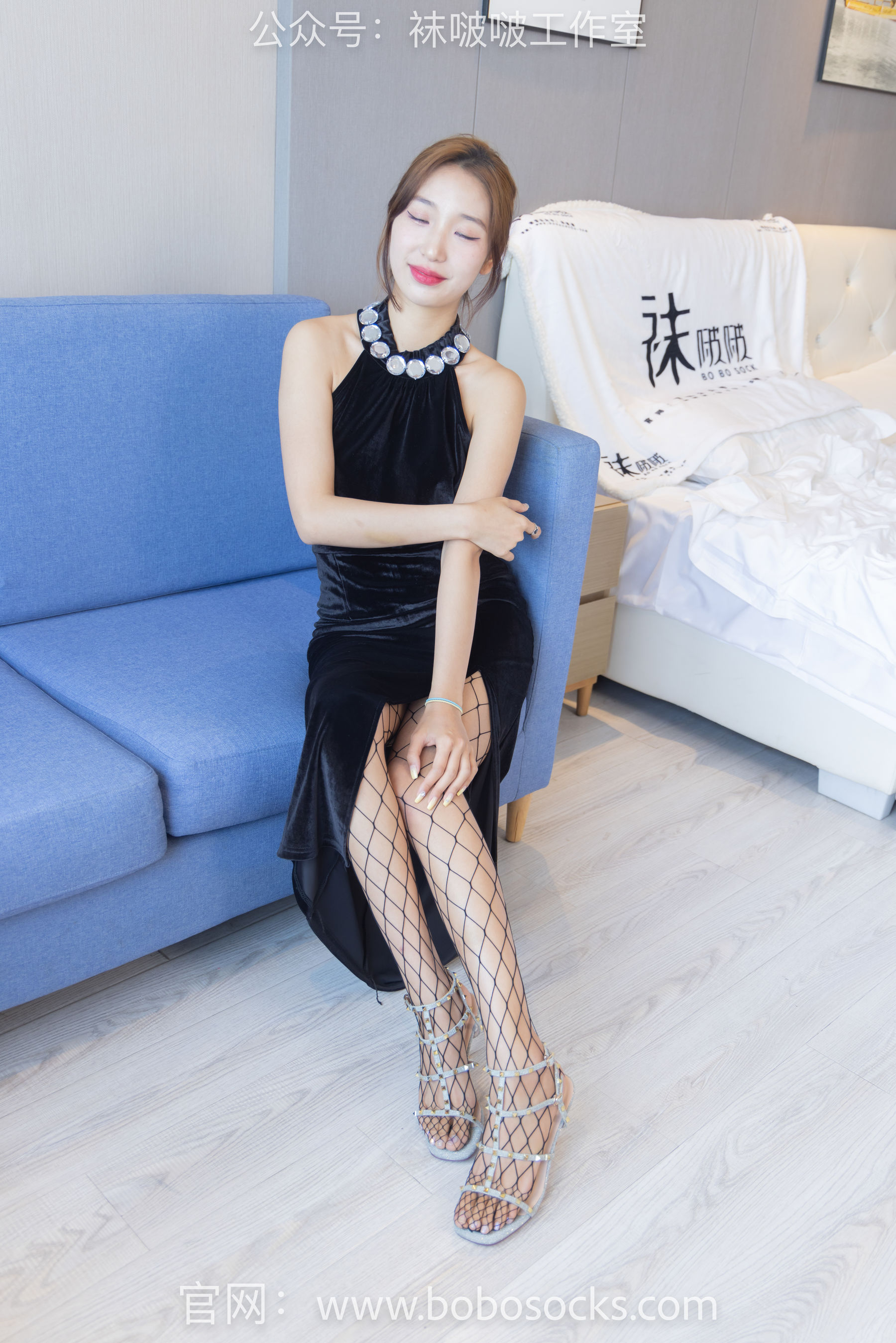 BoBoSocks袜啵啵 No.113 果果-高跟鞋、黑色网袜_第2张