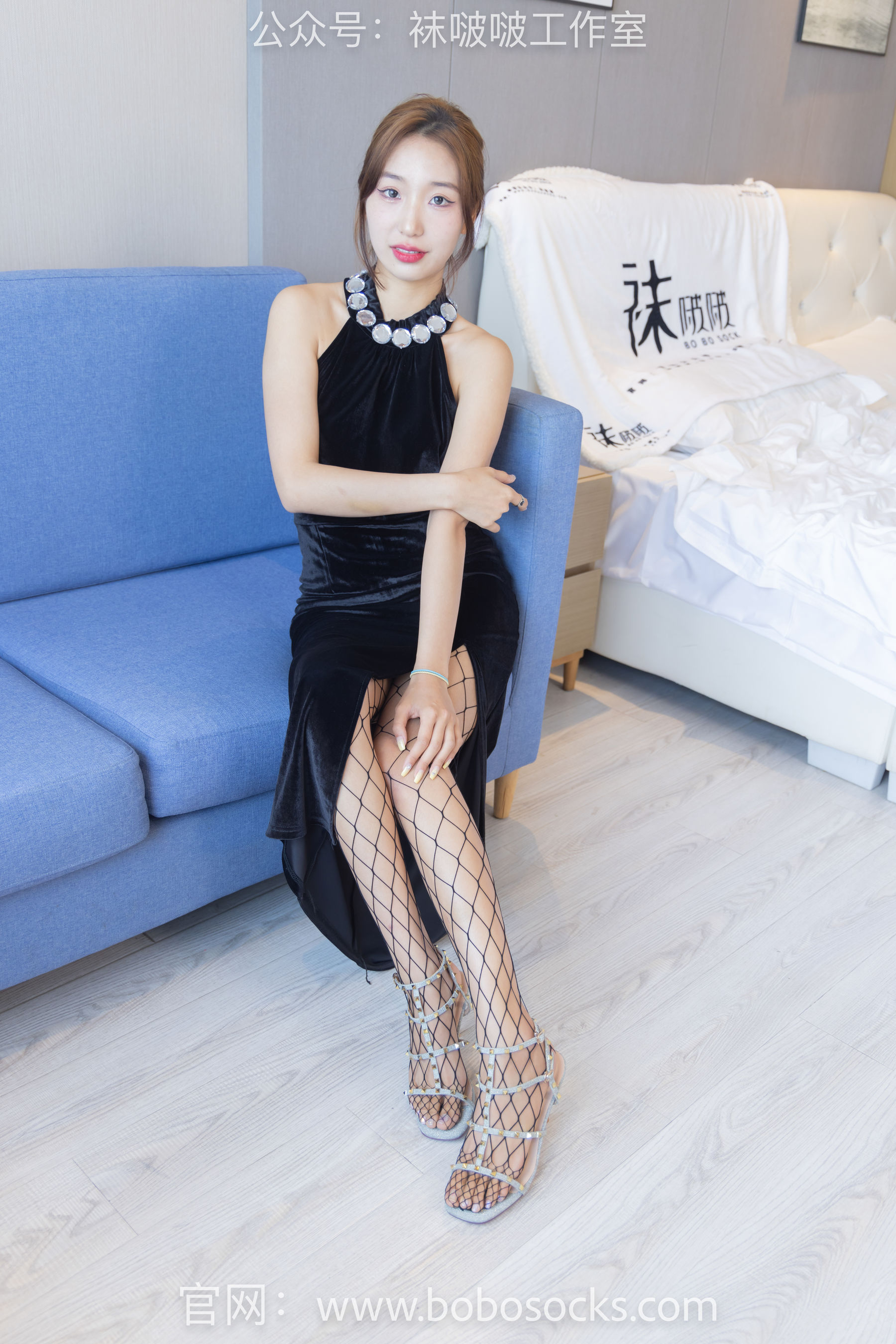 BoBoSocks袜啵啵 No.113 果果-高跟鞋、黑色网袜_第3张