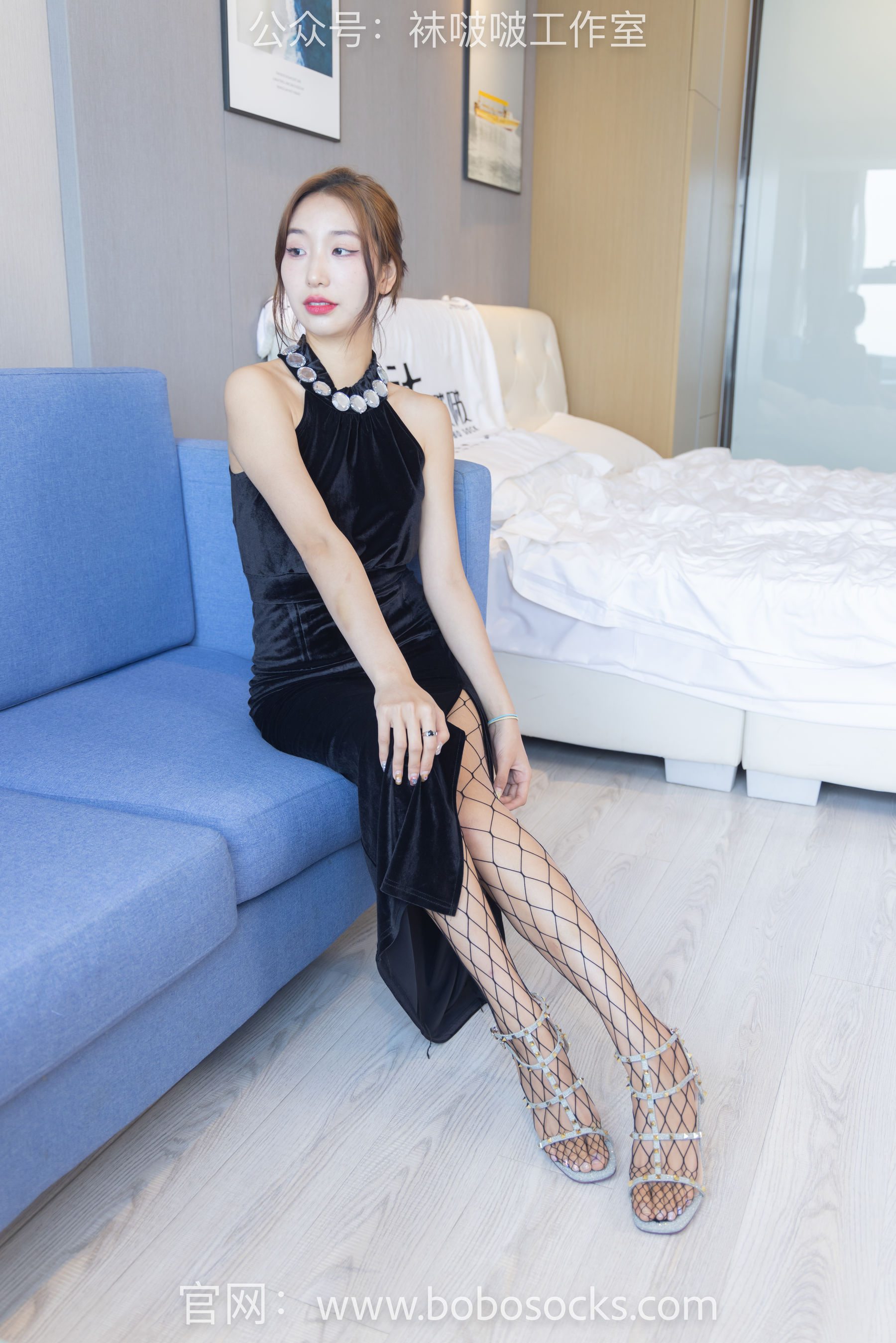 BoBoSocks袜啵啵 No.113 果果-高跟鞋、黑色网袜_第5张