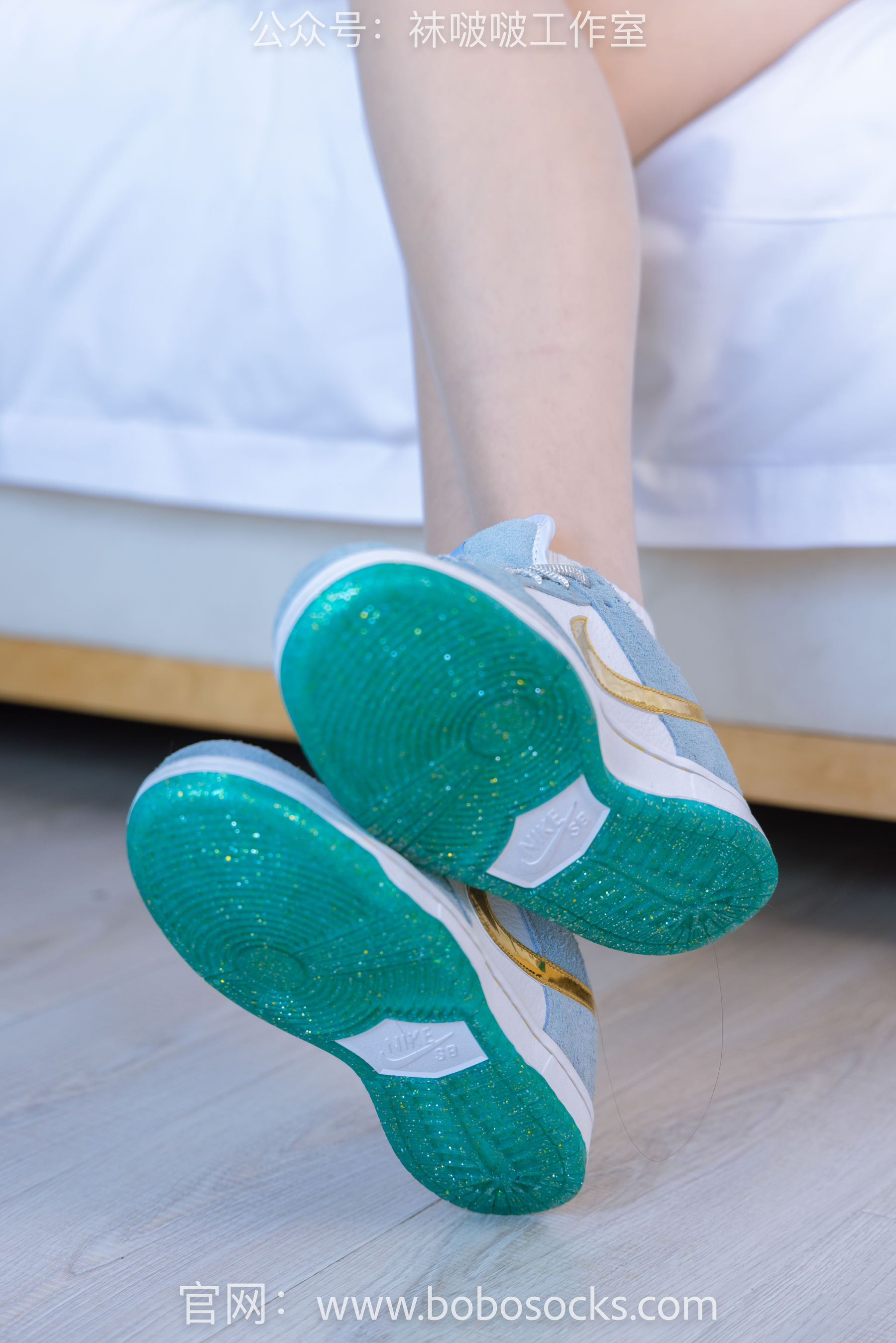 BoBoSocks袜啵啵 No.123 小甜豆-板鞋、白棉袜、肉丝_第2张