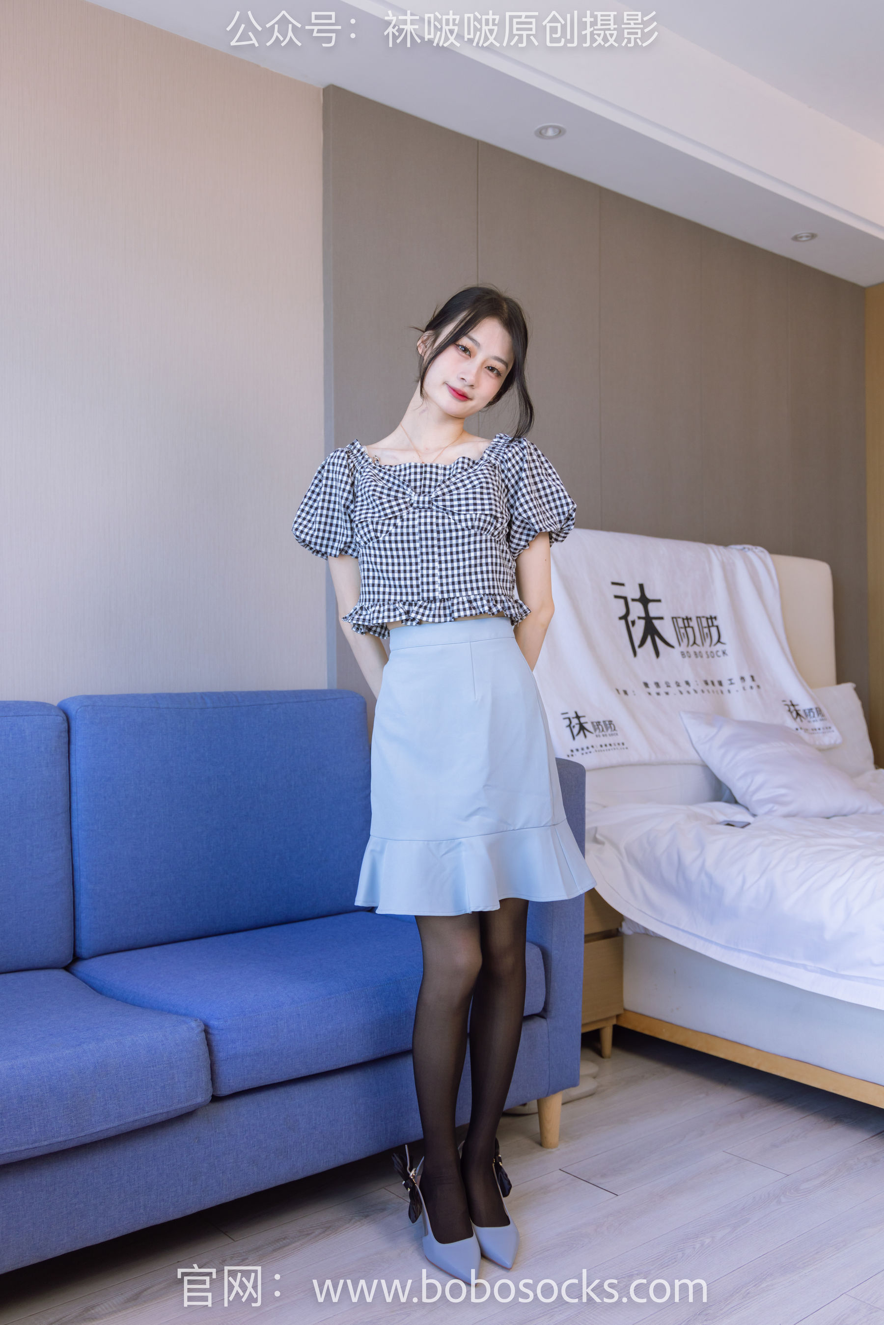 BoBoSocks袜啵啵 No.131 苏苏-两双高跟鞋、黑丝、肉丝五指袜_第1张