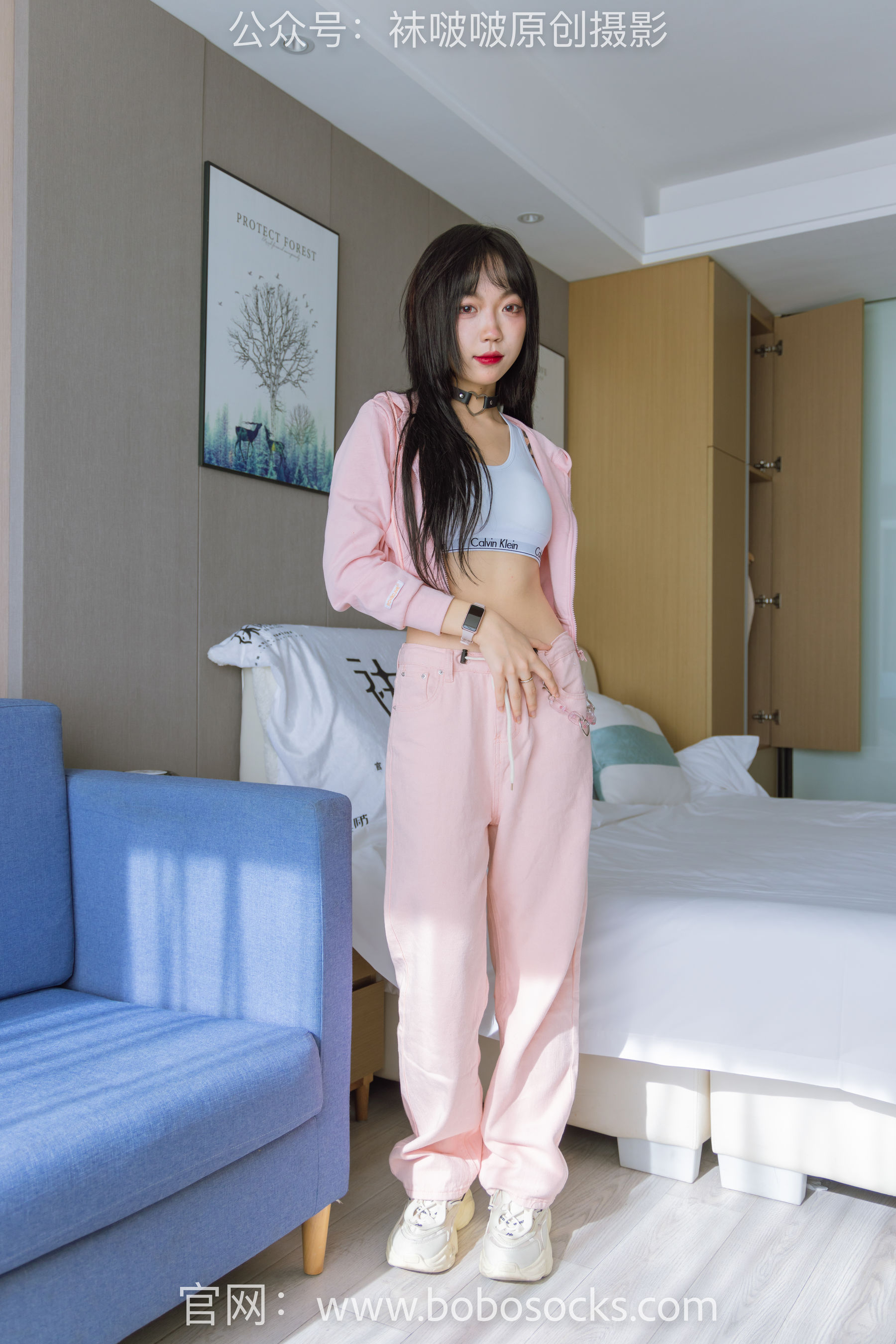 BoBoSocks袜啵啵 No.141 周周-运动鞋、白棉袜、裸足_第2张