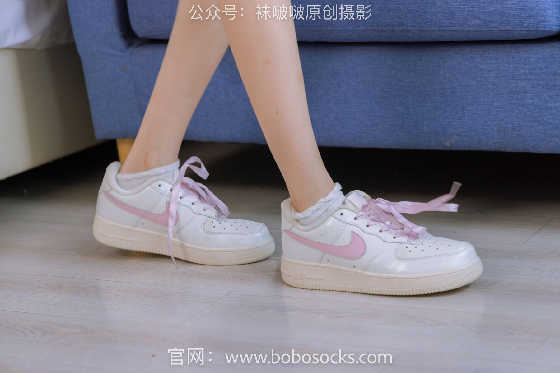 BoBoSocks袜啵啵 No.147 稚予-空军一号板鞋、白棉袜、体操服_第3张
