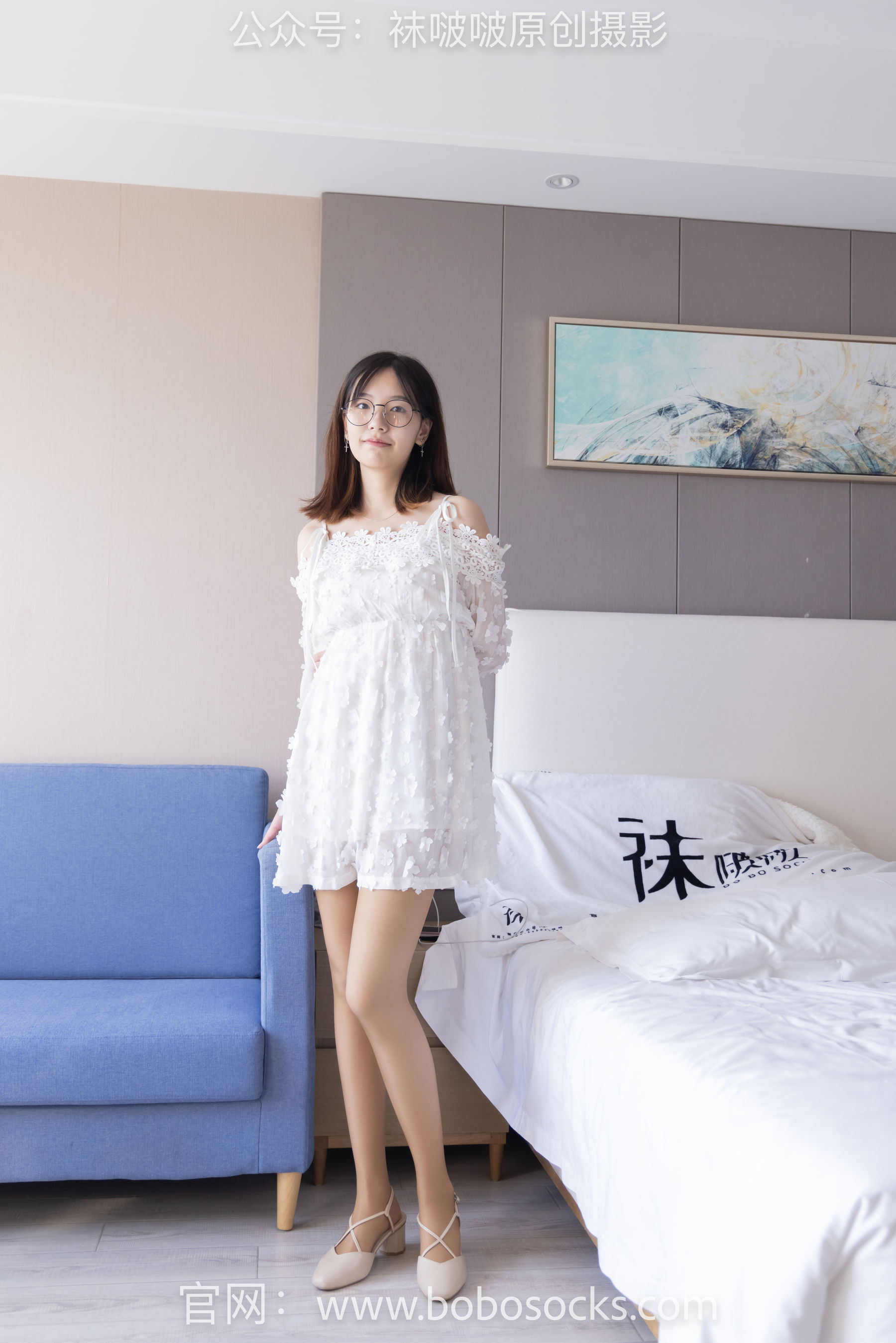 BoBoSocks袜啵啵 No.149 小甜豆-高跟鞋、咖啡色丝袜、肉丝打底_第1张