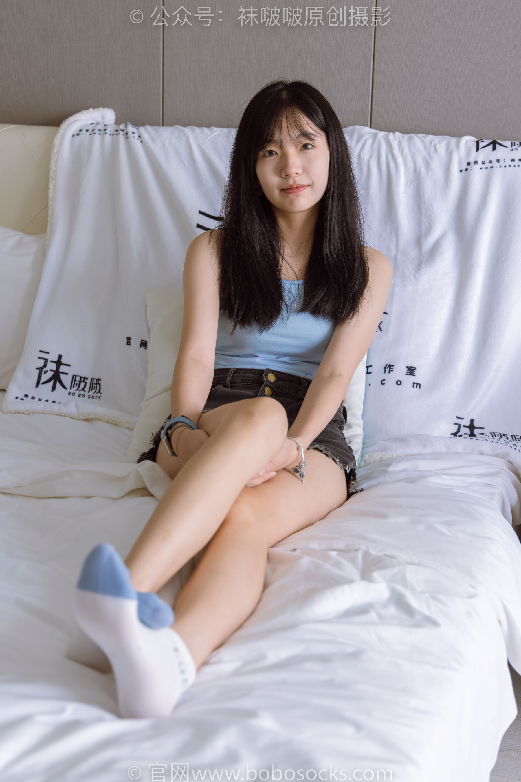 BoBoSocks袜啵啵 No.174 小甜豆-高跟长靴、白棉袜、裸足_第5张