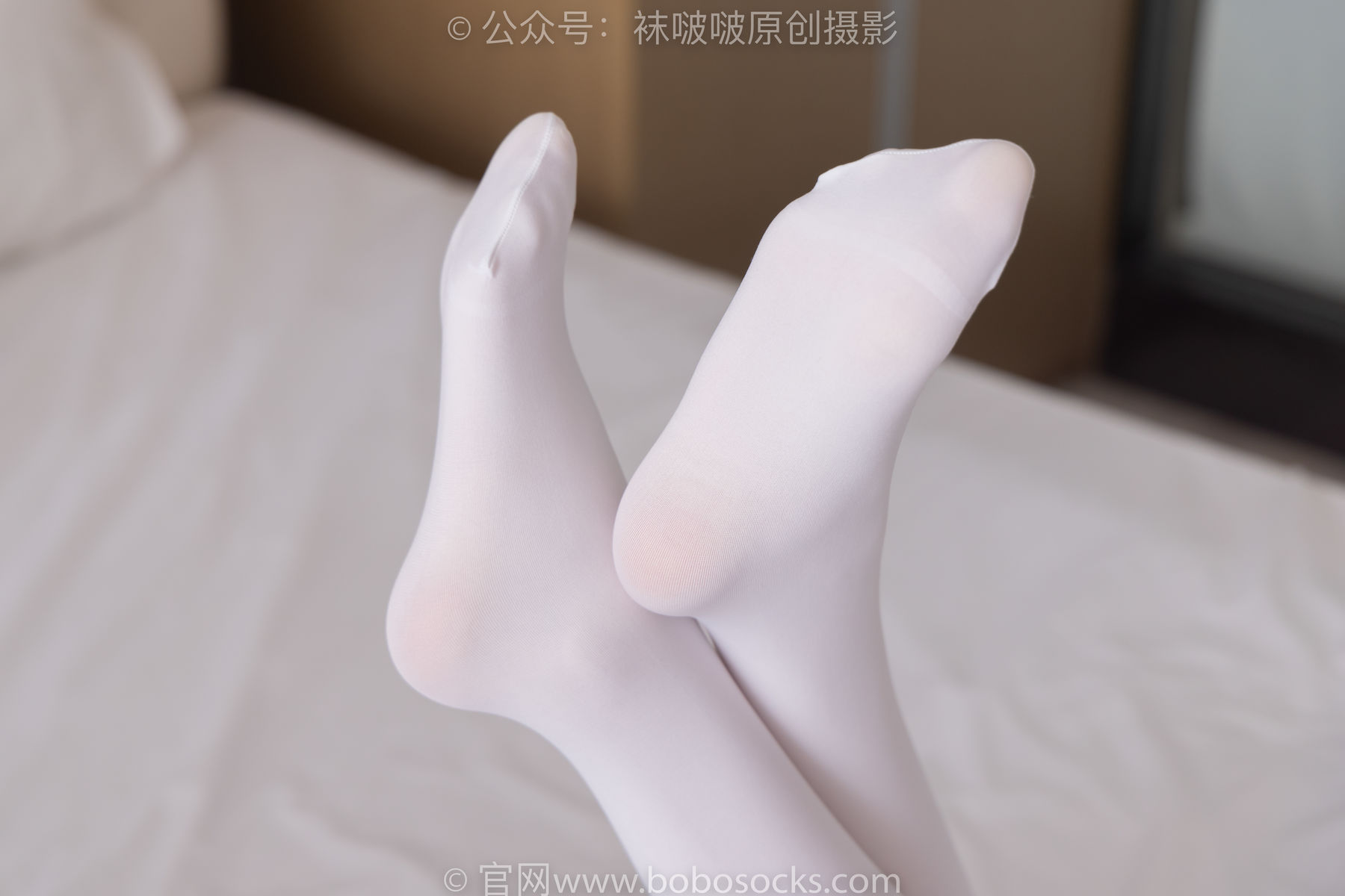 BoBoSocks袜啵啵 No.195 小甜豆-黑皮鞋、厚白丝、女仆装_第5张